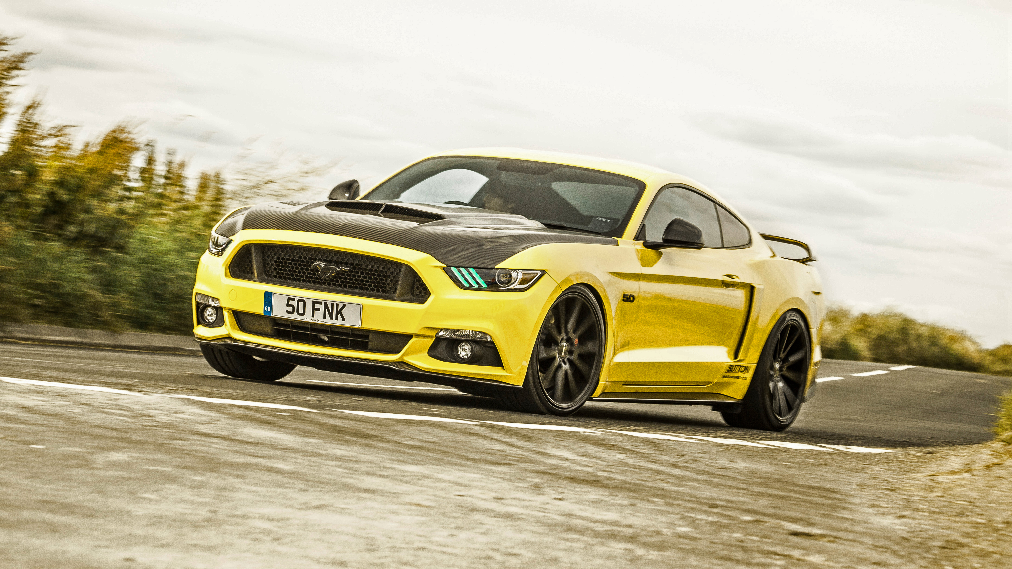 Free download wallpaper Ford, Car, Ford Mustang, Muscle Car, Ford Mustang Gt, Vehicles, Yellow Car on your PC desktop