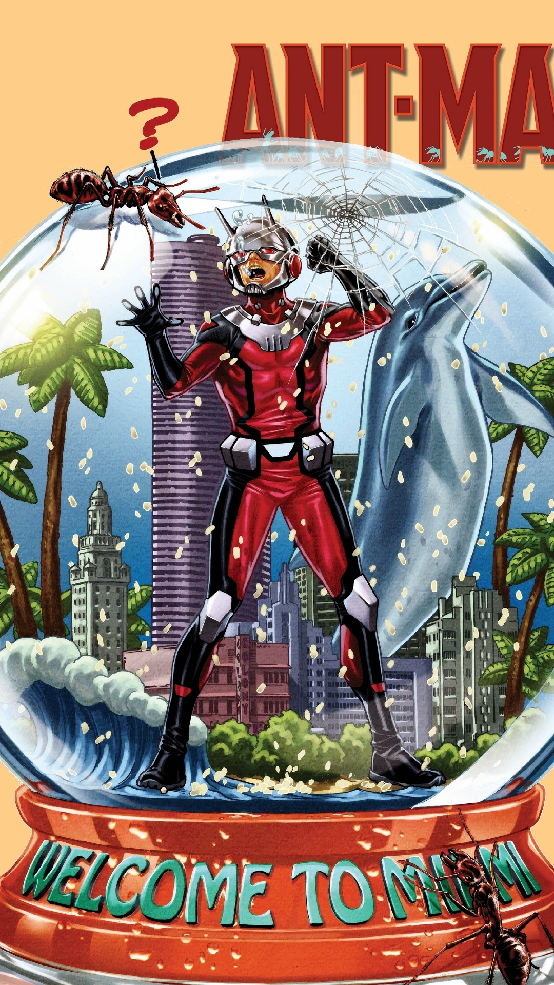 Download mobile wallpaper Comics, Snow Globe, Ant Man for free.