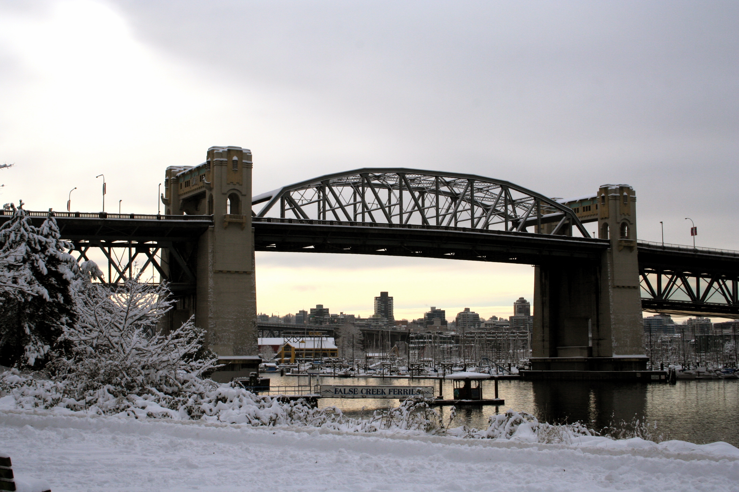 Download mobile wallpaper Winter, Bridge, Photography for free.