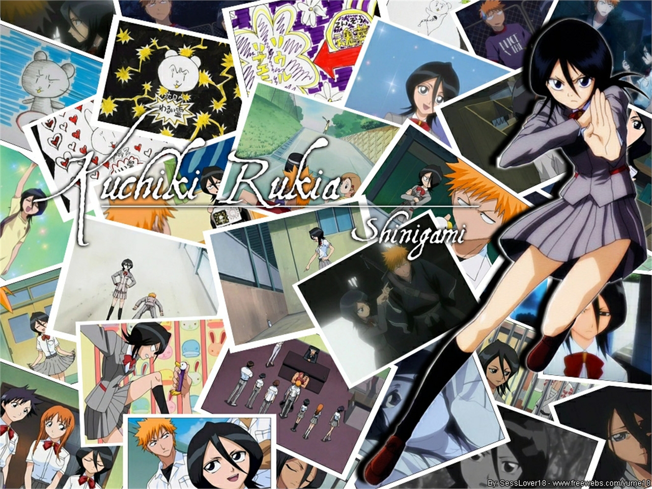 Handy-Wallpaper Rukia Kuchiki, Bleach, Ichigo Kurosaki, Animes kostenlos herunterladen.