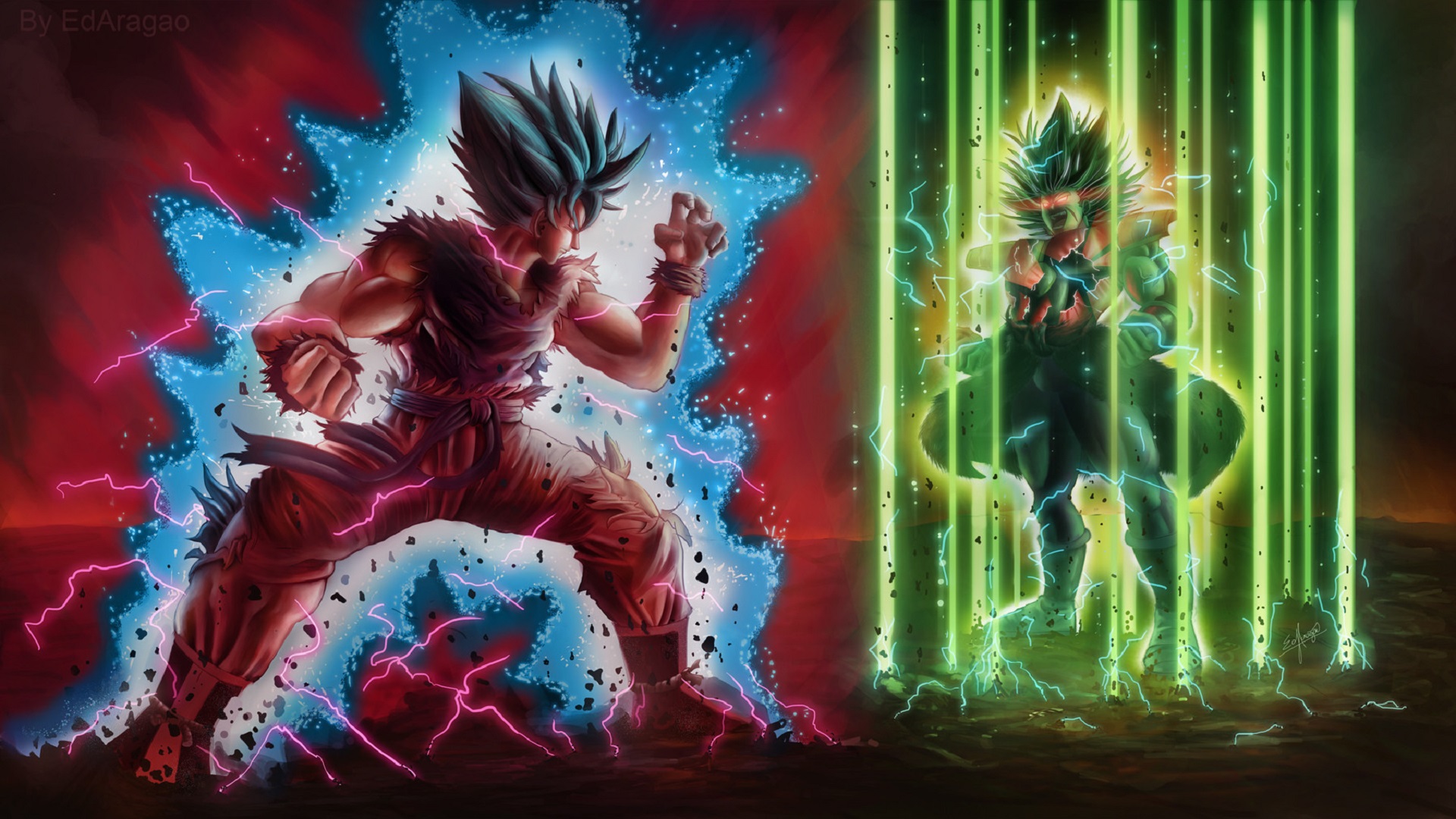 Laden Sie das Animes, Son Goku, Broly (Dragon Ball), Dragonball Super Broly-Bild kostenlos auf Ihren PC-Desktop herunter