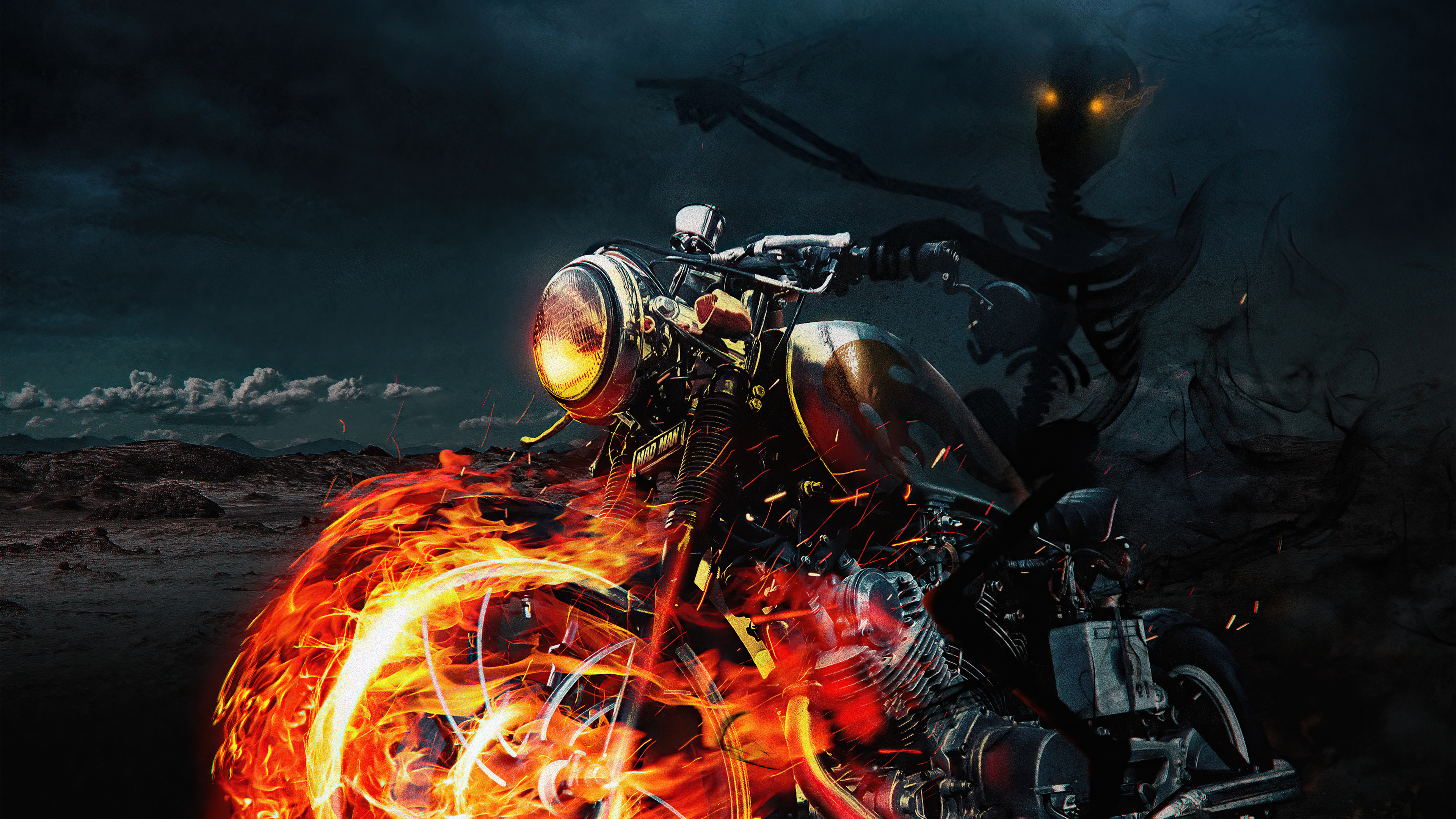 Descarga gratuita de fondo de pantalla para móvil de Historietas, Ghost Rider: El Motorista Fantasma.