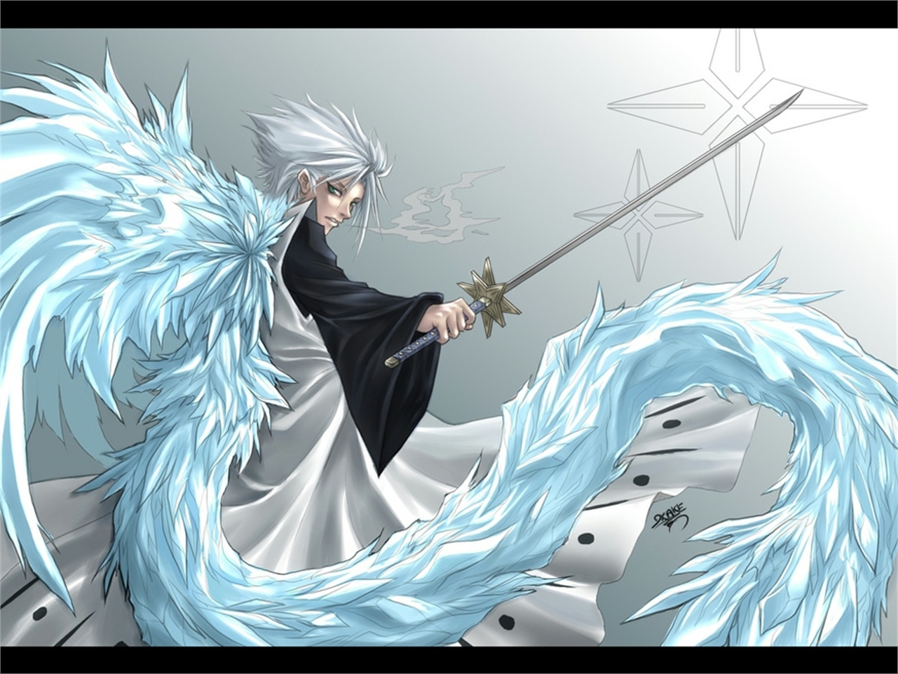 Handy-Wallpaper Bleach, Animes, Tōshirō Hitsugaya kostenlos herunterladen.