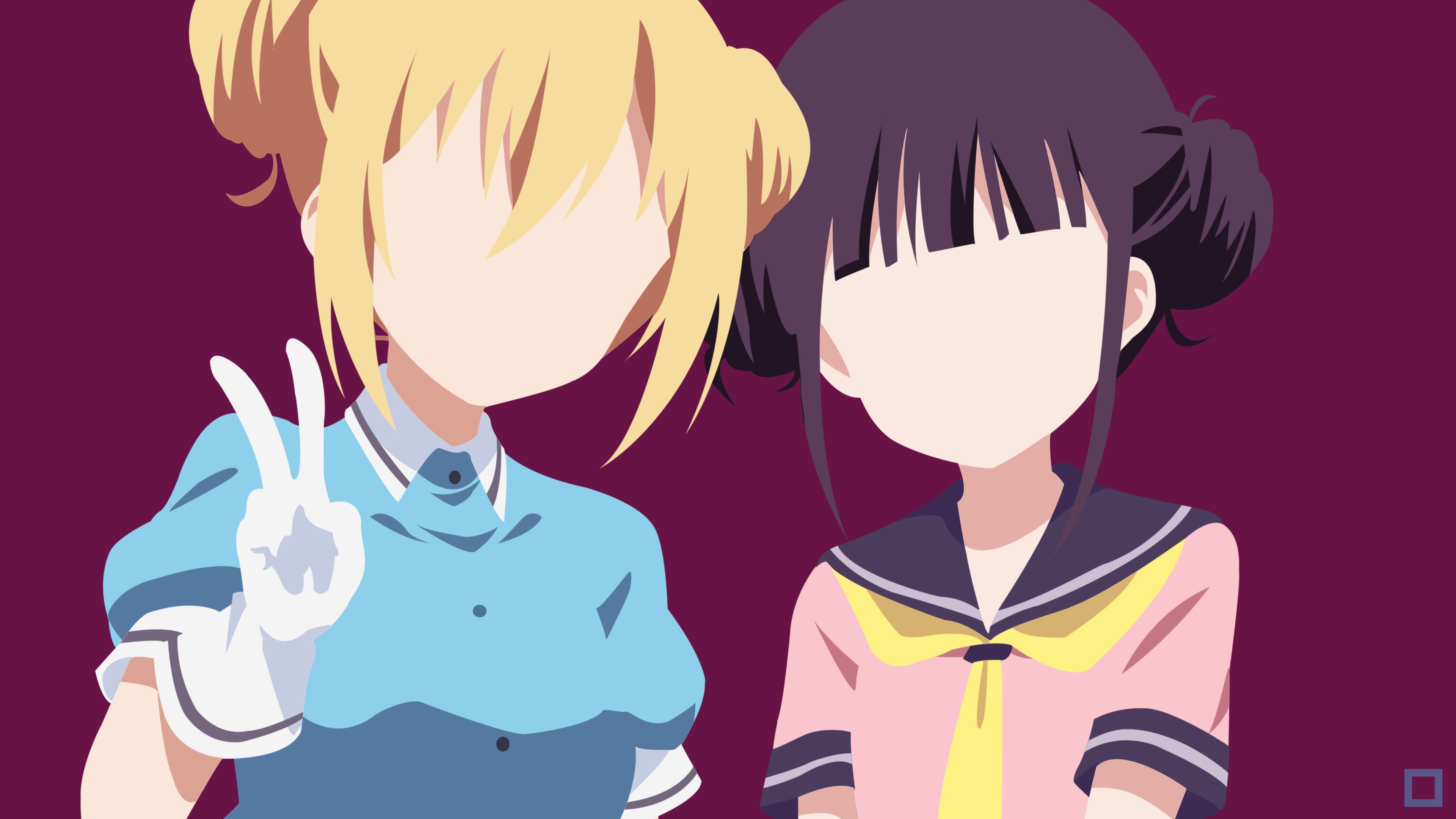 Free download wallpaper Anime, Kaho Hinata, Maika Sakuranomiya, Blend S on your PC desktop