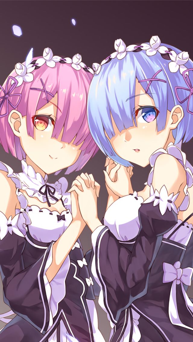 Download mobile wallpaper Anime, Re:zero Starting Life In Another World, Ram (Re:zero), Rem (Re:zero) for free.