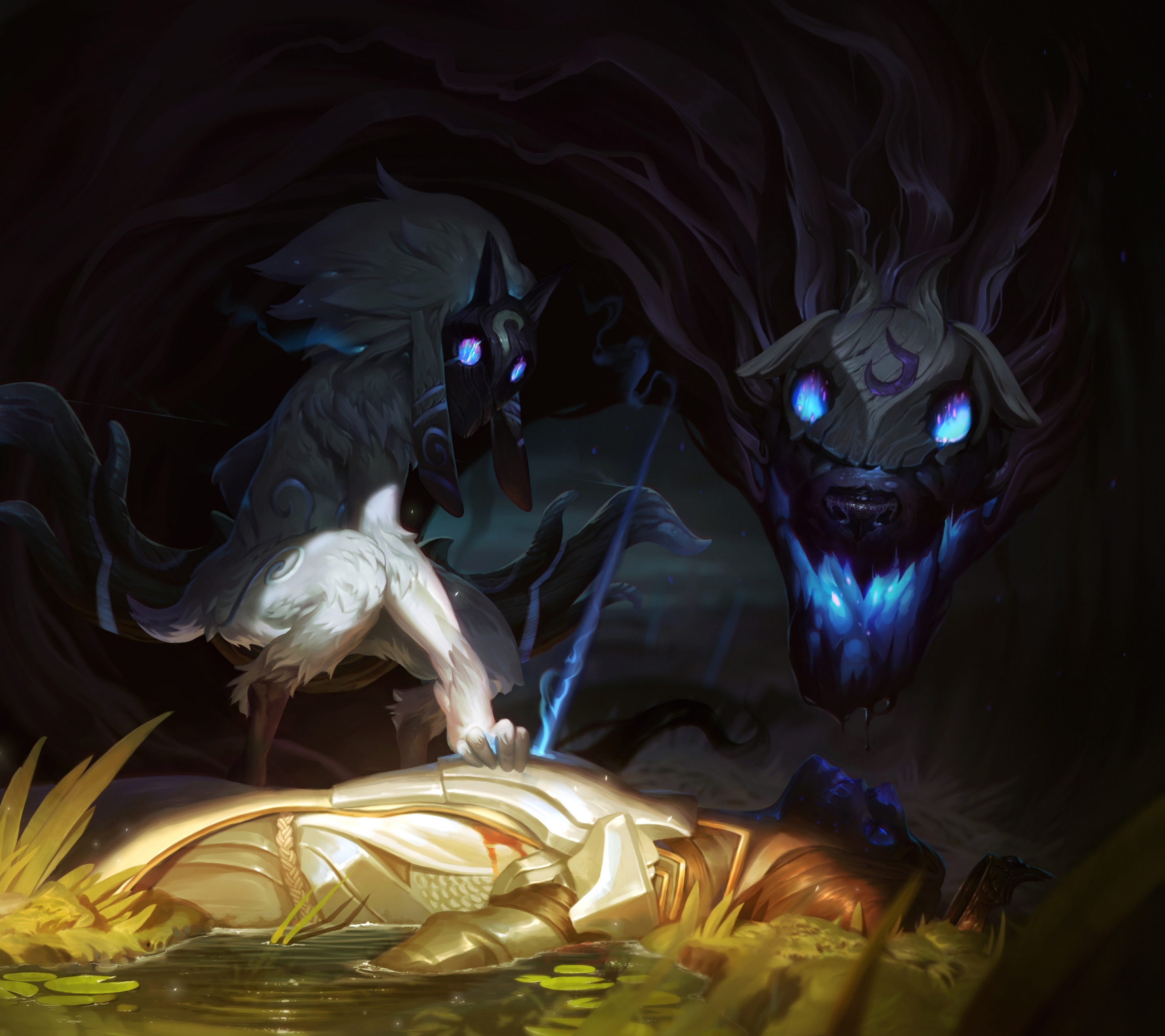 Free download wallpaper League Of Legends, Video Game, Kindred (League Of Legends) on your PC desktop