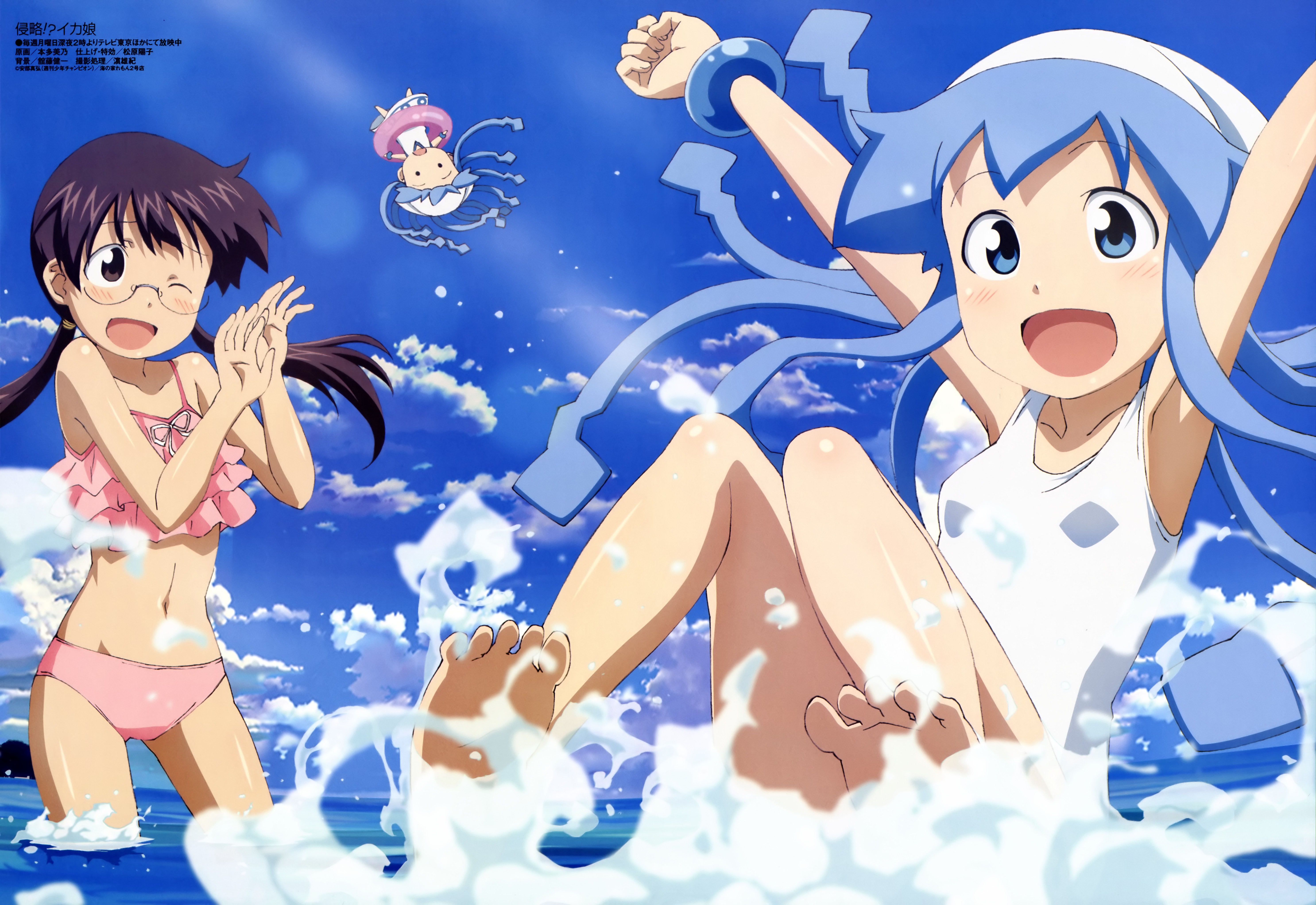771099 Hintergrundbild herunterladen animes, tintenfischmädchen, ika musume - Bildschirmschoner und Bilder kostenlos