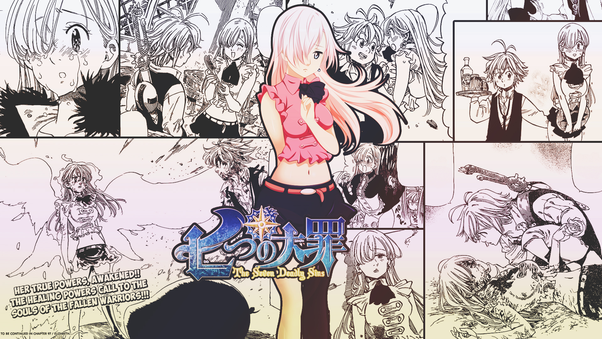 Handy-Wallpaper Animes, The Seven Deadly Sins, Elisabeth Liones kostenlos herunterladen.