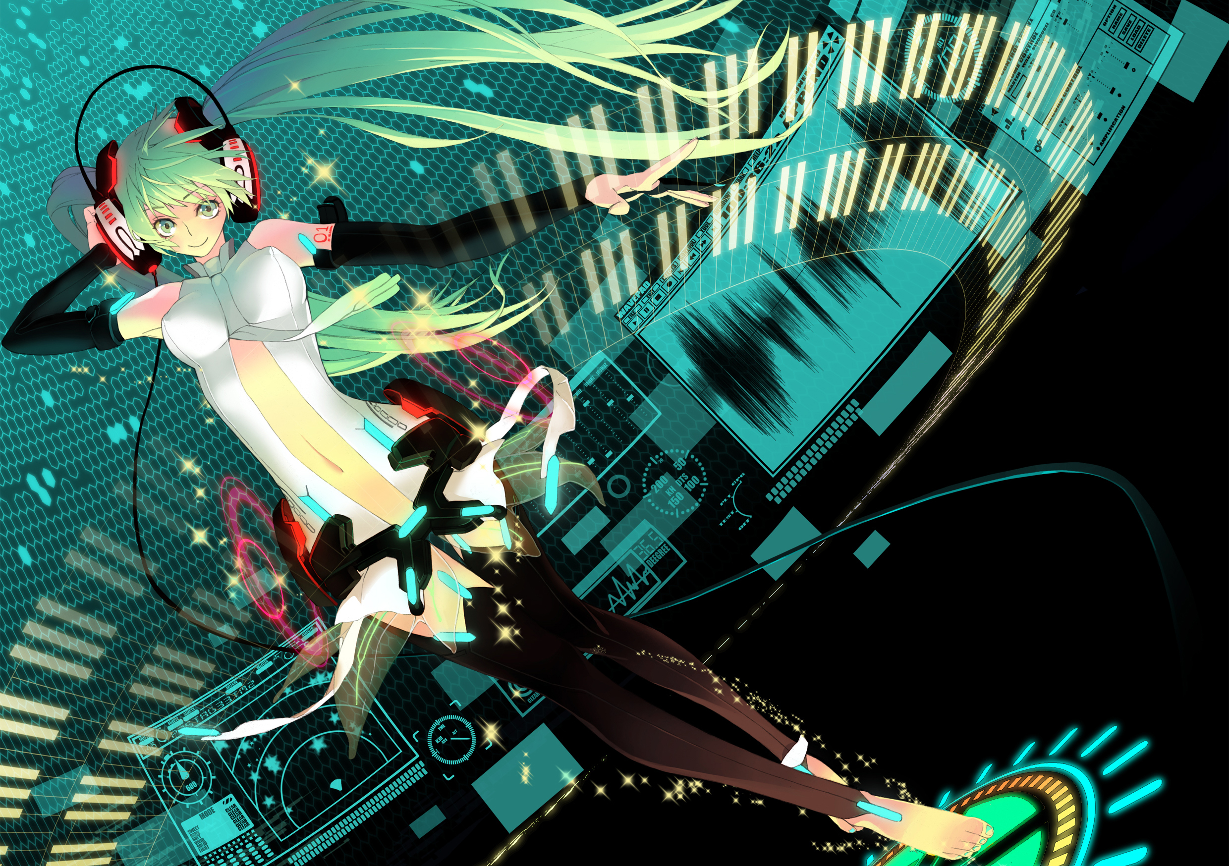 Laden Sie das Vocaloid, Hatsune Miku, Animes-Bild kostenlos auf Ihren PC-Desktop herunter