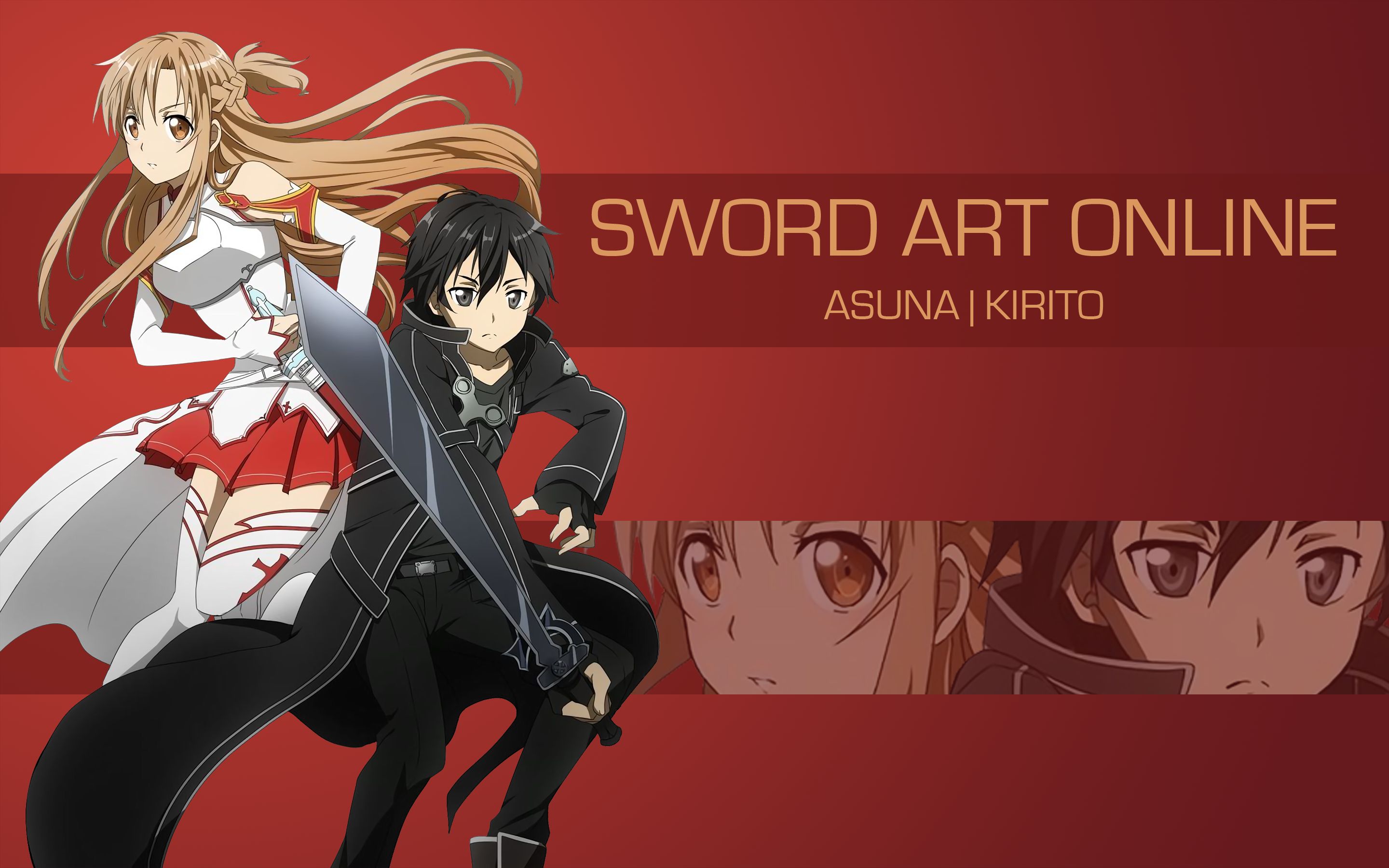 Téléchargez des papiers peints mobile Sword Art Online, Animé, Asuna Yuki, Kirito (Art De L'épée En Ligne), Kazuto Kirigaya gratuitement.