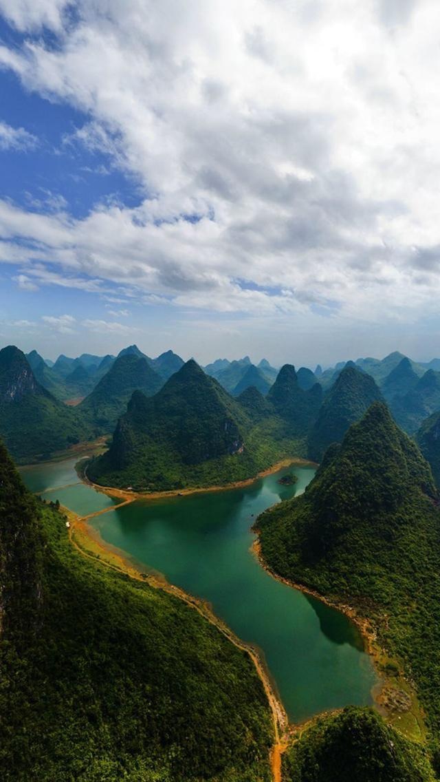 Download mobile wallpaper Earth, River for free.