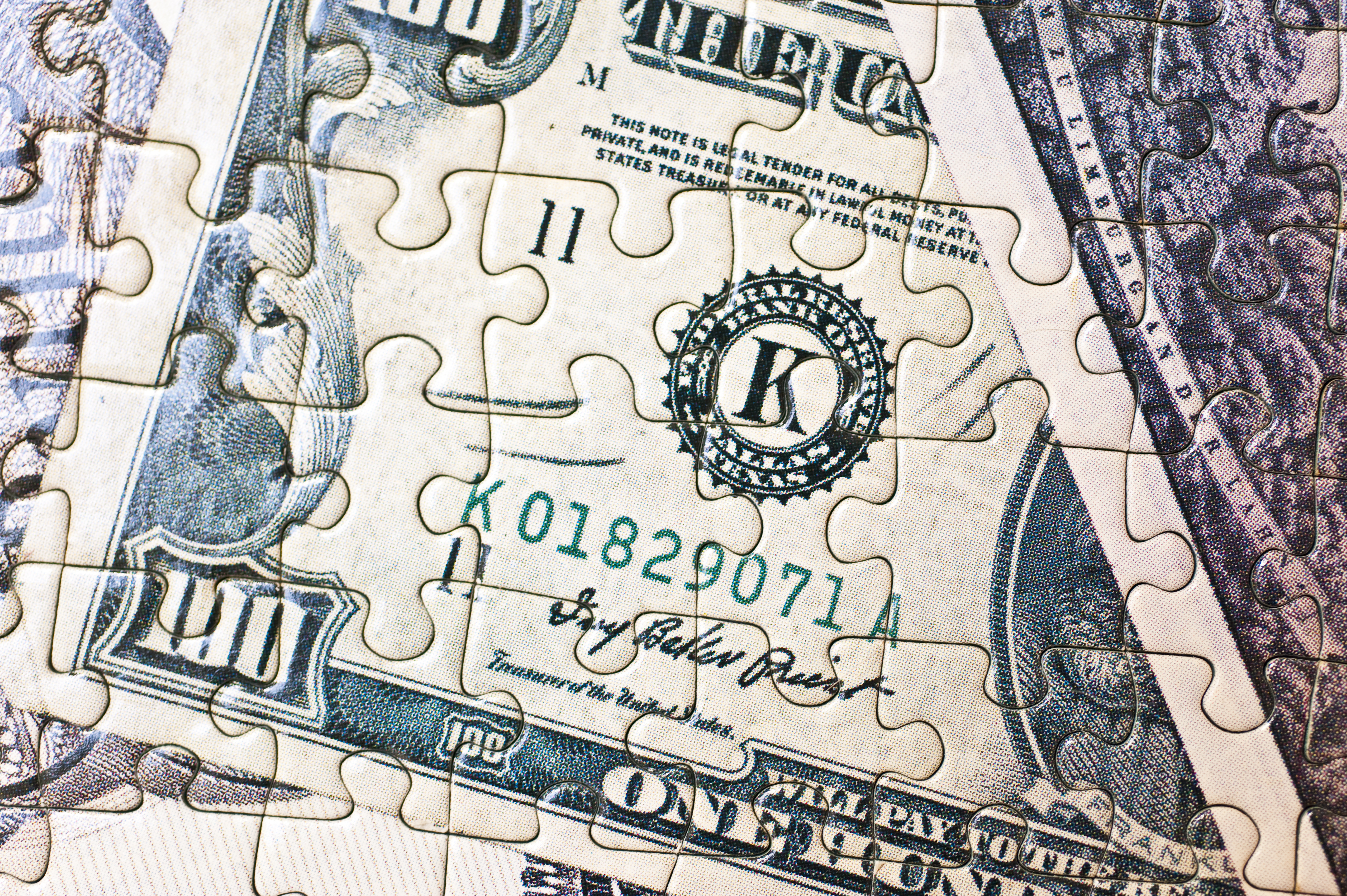 man made, dollar, puzzle, currencies