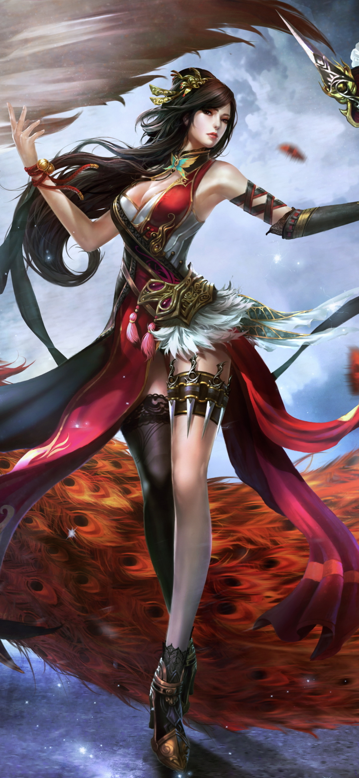 Download mobile wallpaper Fantasy, Oriental, Women Warrior, Woman Warrior for free.