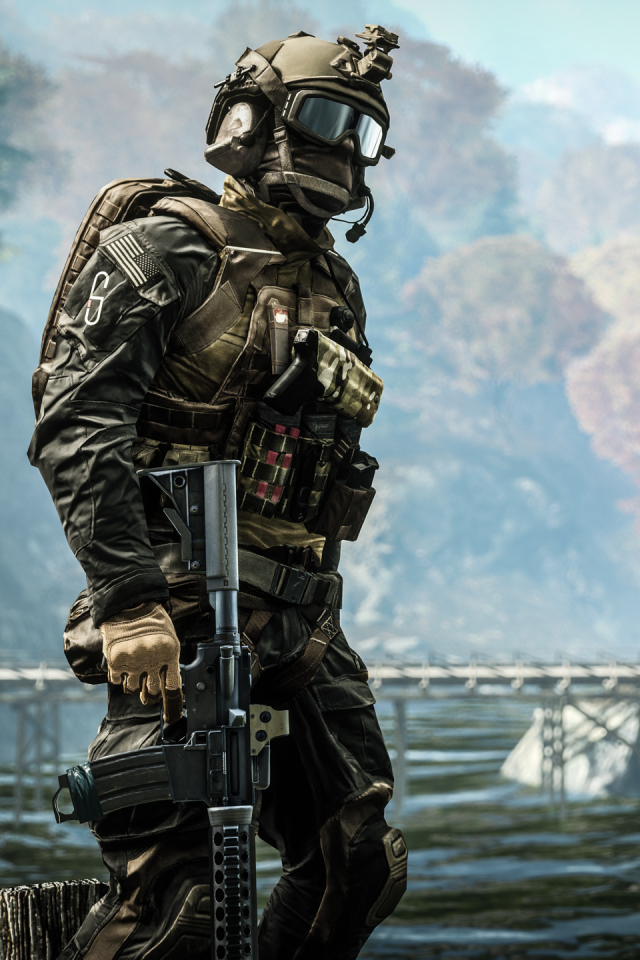 Download mobile wallpaper Battlefield, Soldier, Video Game, Battlefield 4 for free.