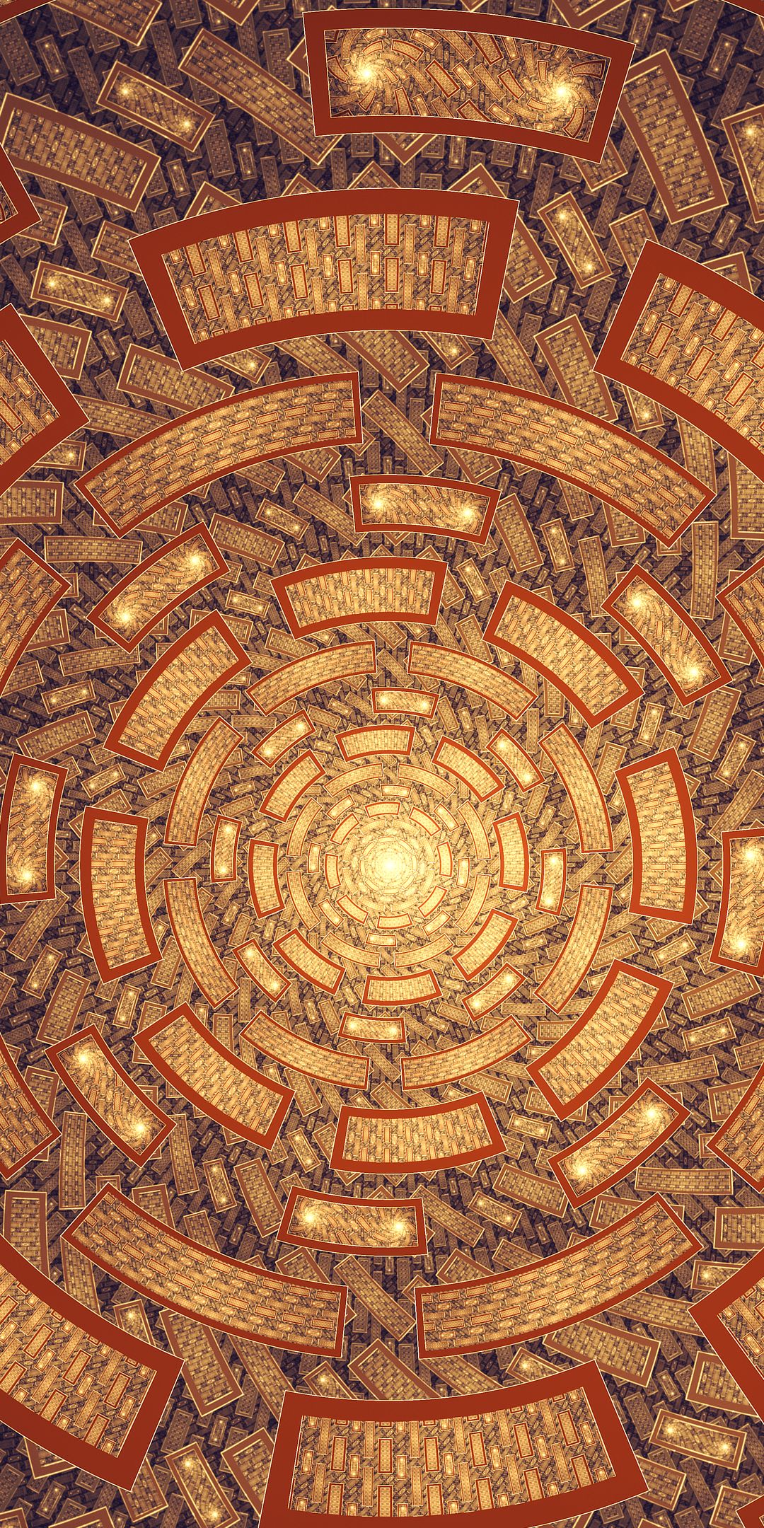 Download mobile wallpaper Abstract, Fractal, Tunnel for free.