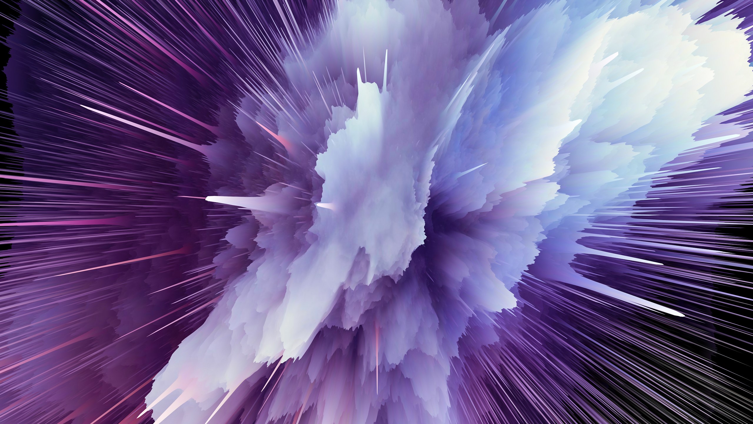 purple, artistic, particle, explosion