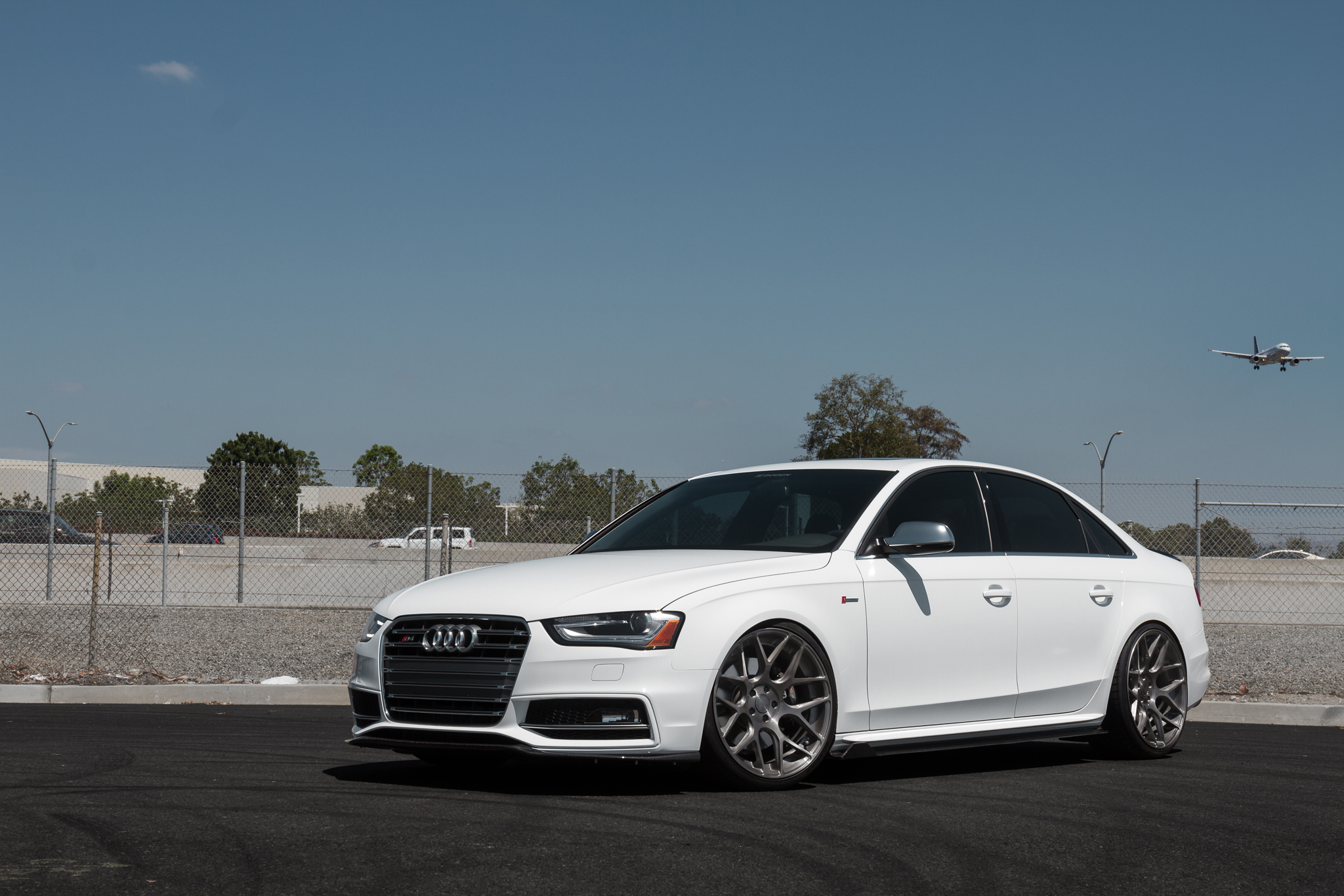 Laden Sie das Audi, Autos, Fahrzeuge, Weißes Auto, Audi S4-Bild kostenlos auf Ihren PC-Desktop herunter