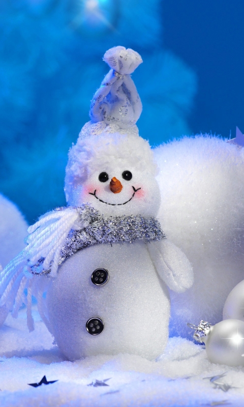 Download mobile wallpaper Snowman, Christmas, Holiday, Christmas Ornaments for free.