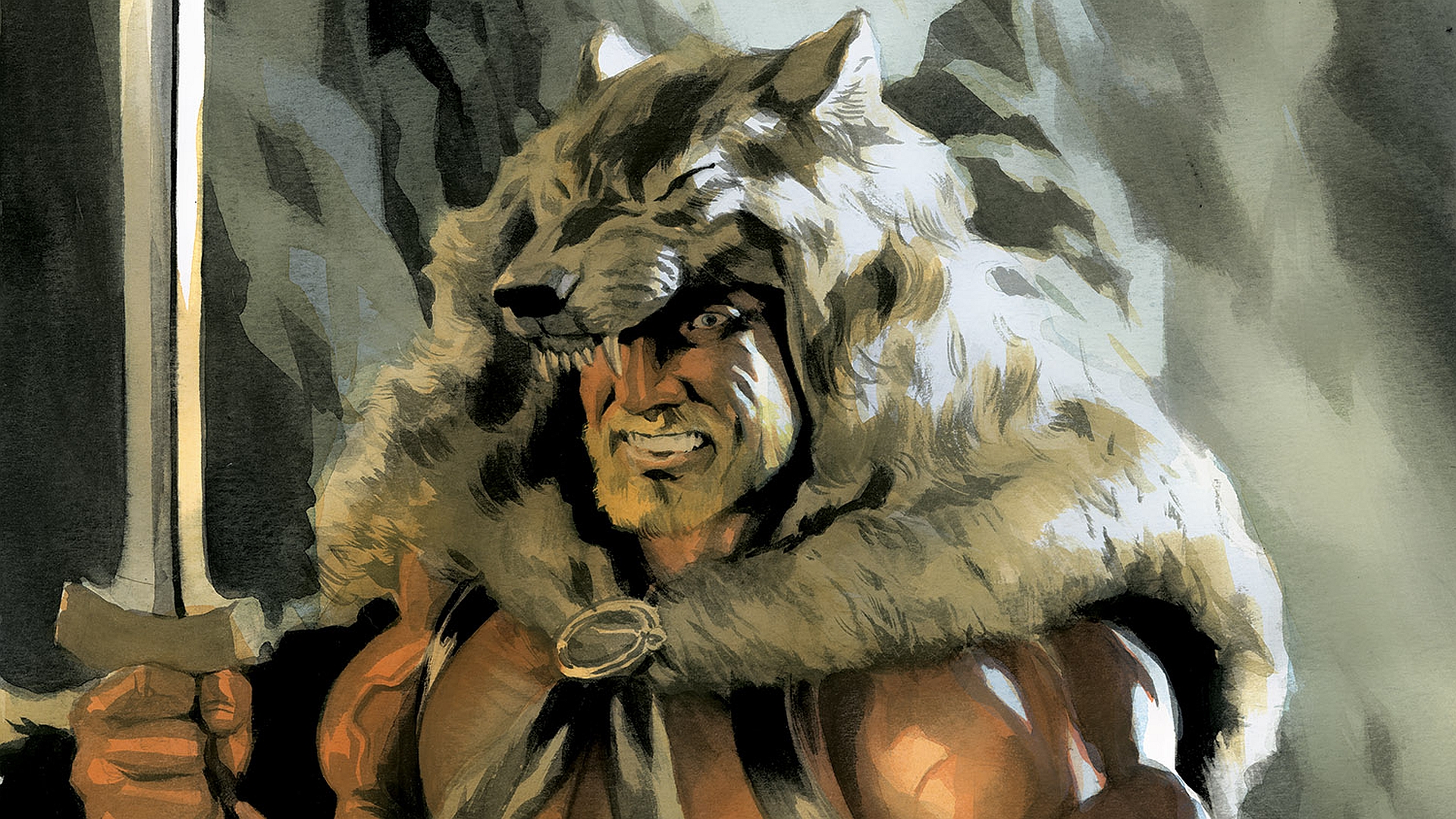 Download mobile wallpaper Comics, Wolfskin for free.