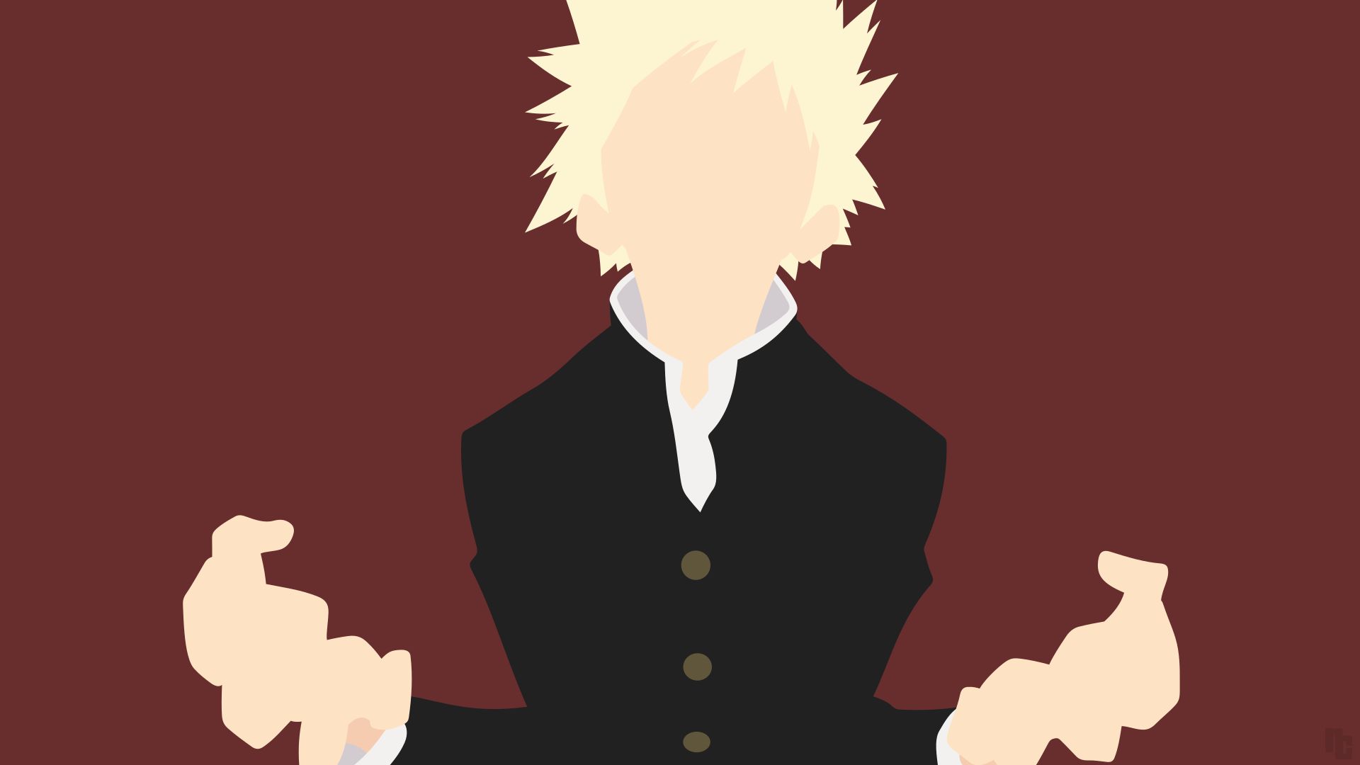 Handy-Wallpaper Animes, Katsuki Bakugou, Boku No Hero Academia kostenlos herunterladen.