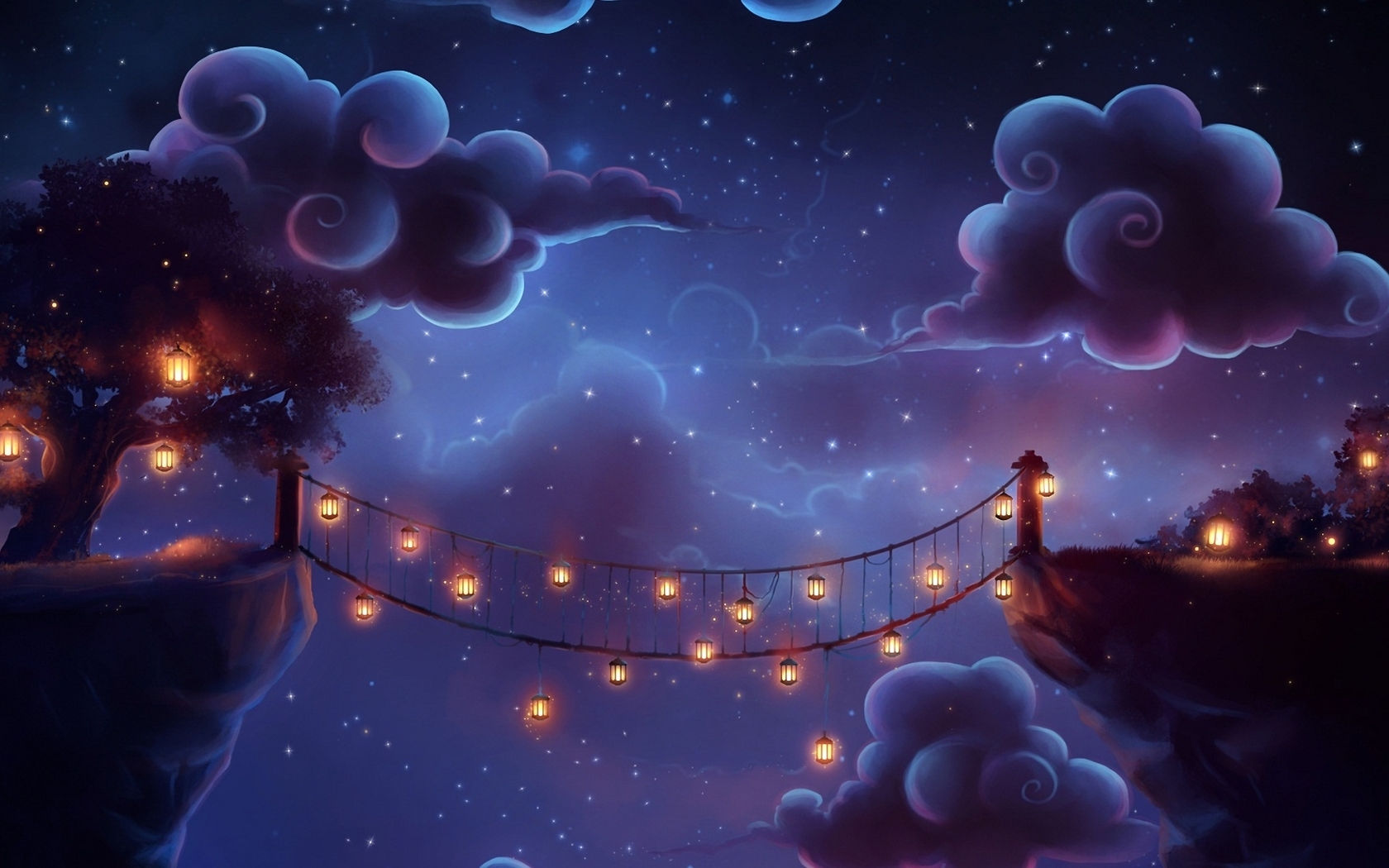 Free download wallpaper Night, Artistic on your PC desktop