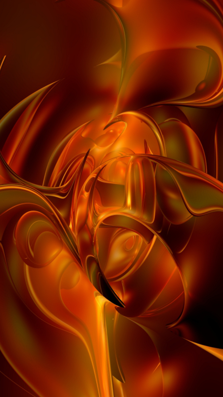 Download mobile wallpaper Abstract, Artistic, Orange (Color) for free.