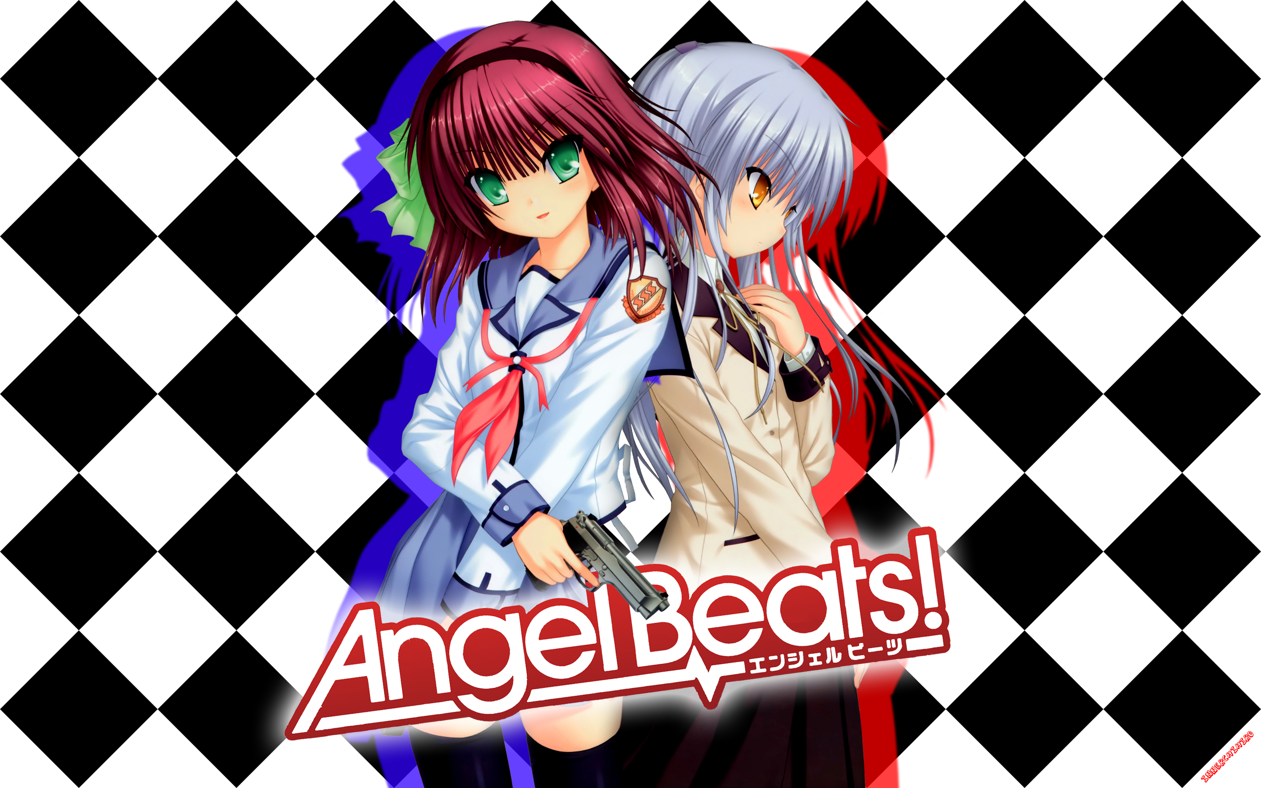 160591 descargar imagen animado, angel beats!, kanade tachibana, yuri nakamura: fondos de pantalla y protectores de pantalla gratis
