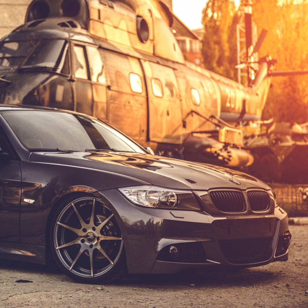 Download mobile wallpaper Bmw, Helicopter, Vehicles for free.