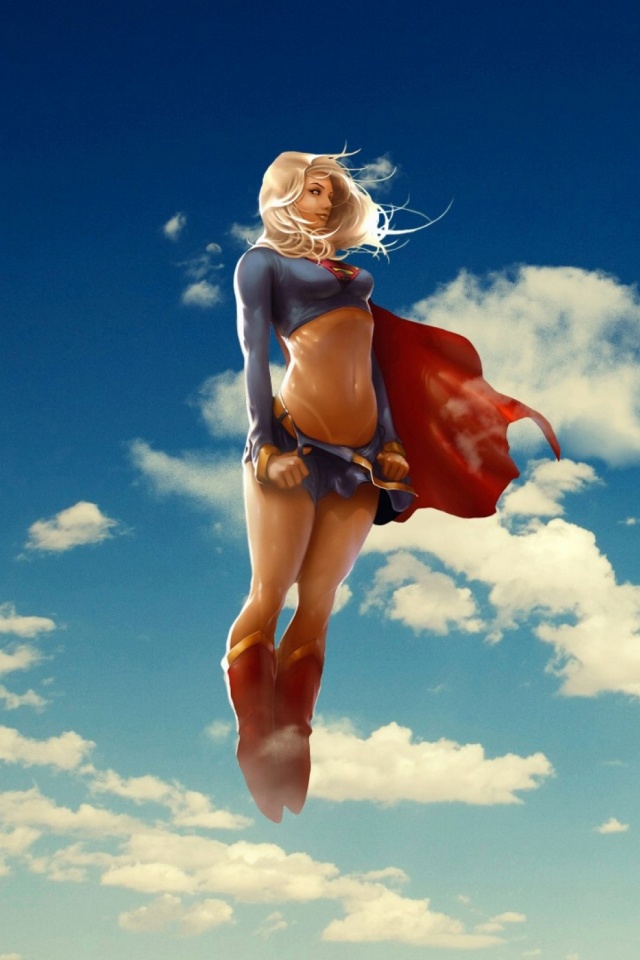 Download mobile wallpaper Superman, Comics, Superhero, Supergirl for free.