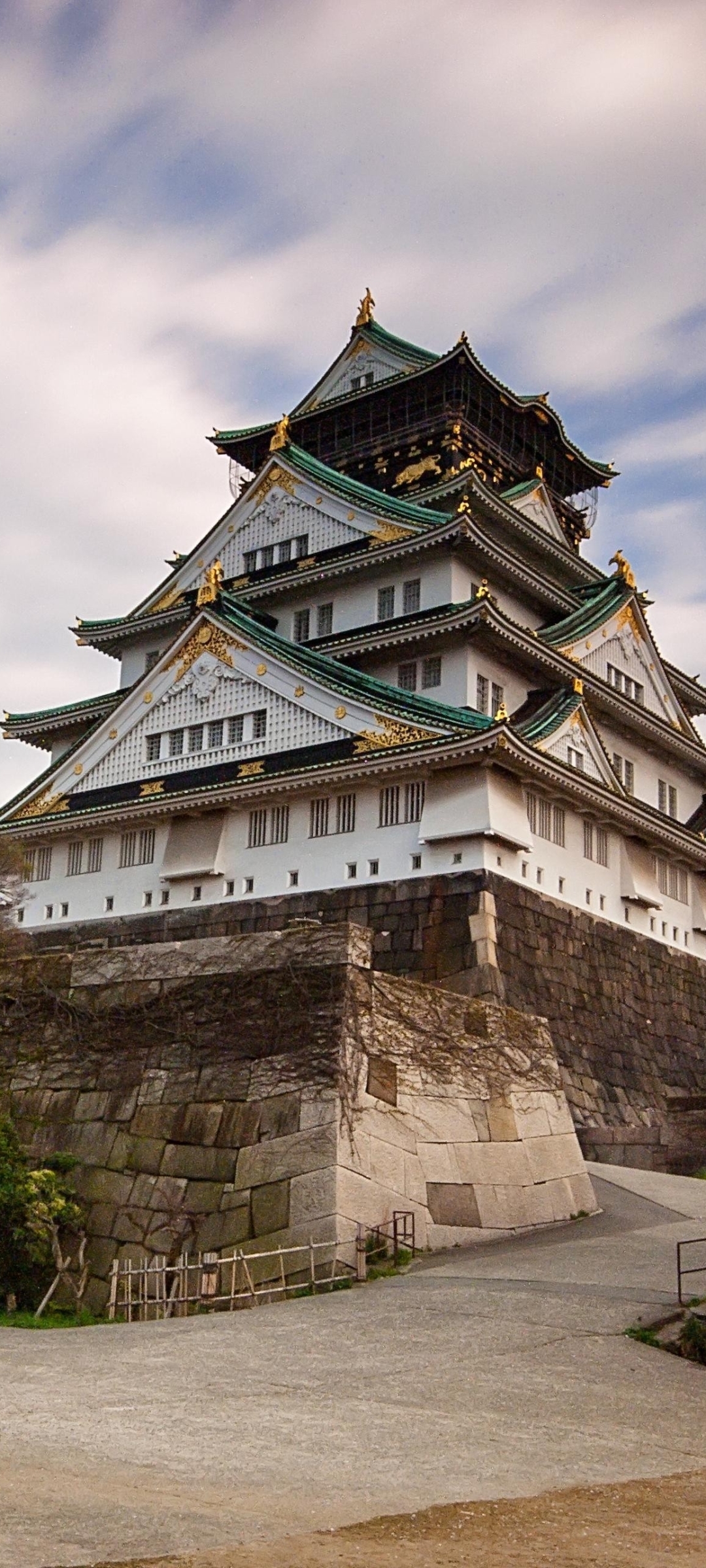 Download mobile wallpaper Osaka Castle, Man Made, Castles for free.