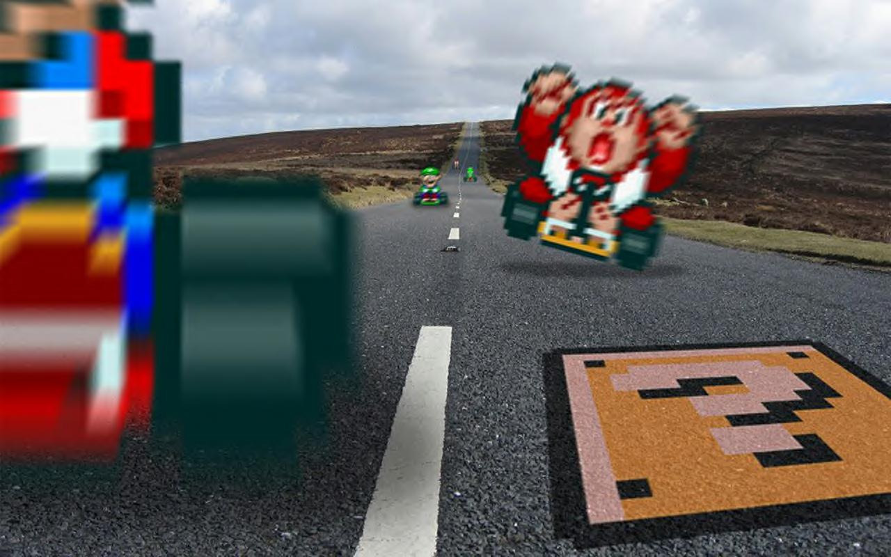 Download mobile wallpaper Video Game, Mario Kart for free.