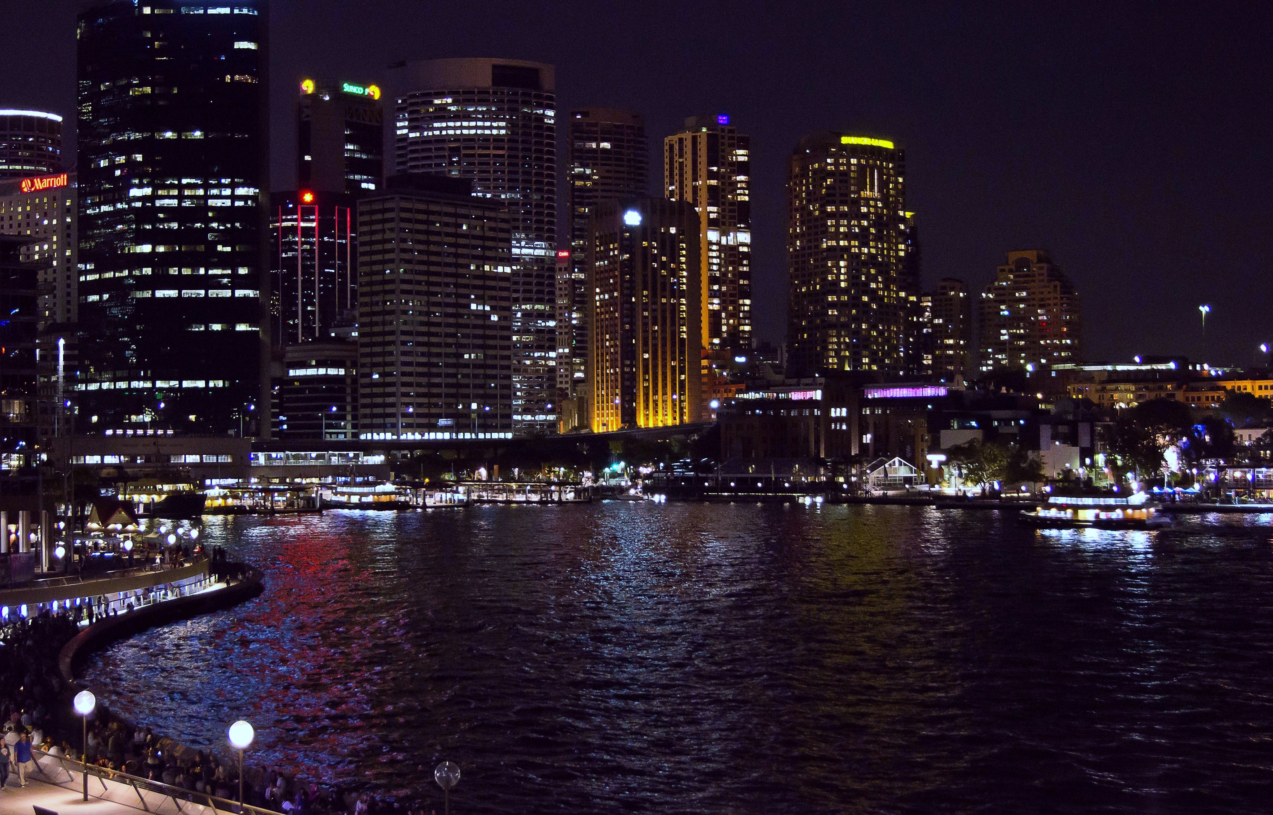 Descarga gratuita de fondo de pantalla para móvil de Australia, Sydney, Sídney, Noche, Ciudades.