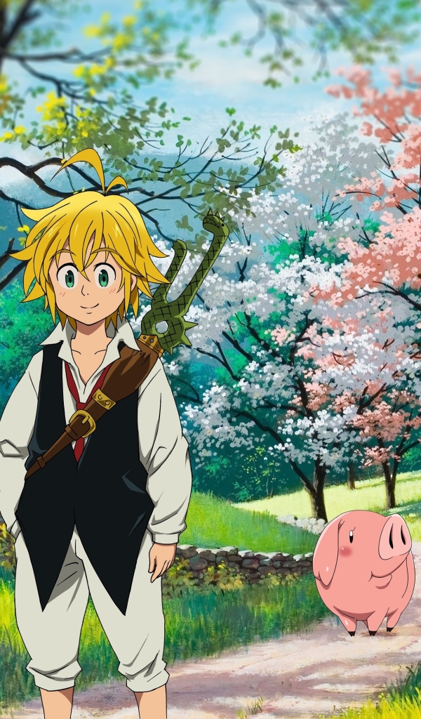 Download mobile wallpaper Anime, The Seven Deadly Sins, Meliodas (The Seven Deadly Sins), Hawk (The Seven Deadly Sins) for free.