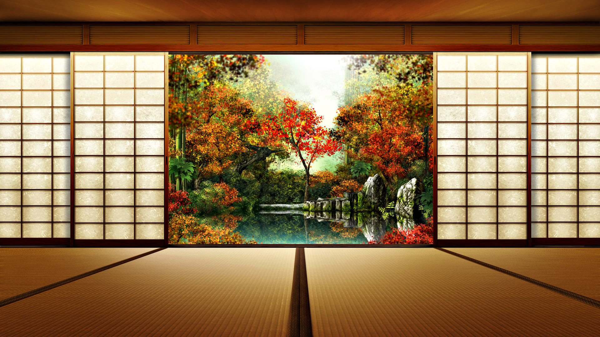 Download mobile wallpaper Artistic, Japanese for free.