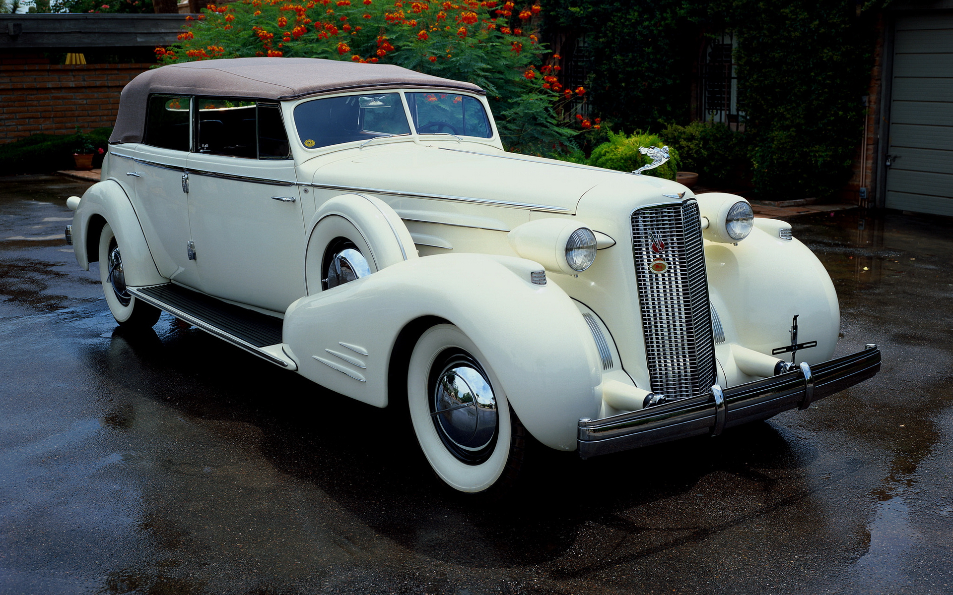 Скачать картинку 1936 Cadillac V16 Series 90 Town Cabriolet, Кадиллак, Транспортные Средства в телефон бесплатно.