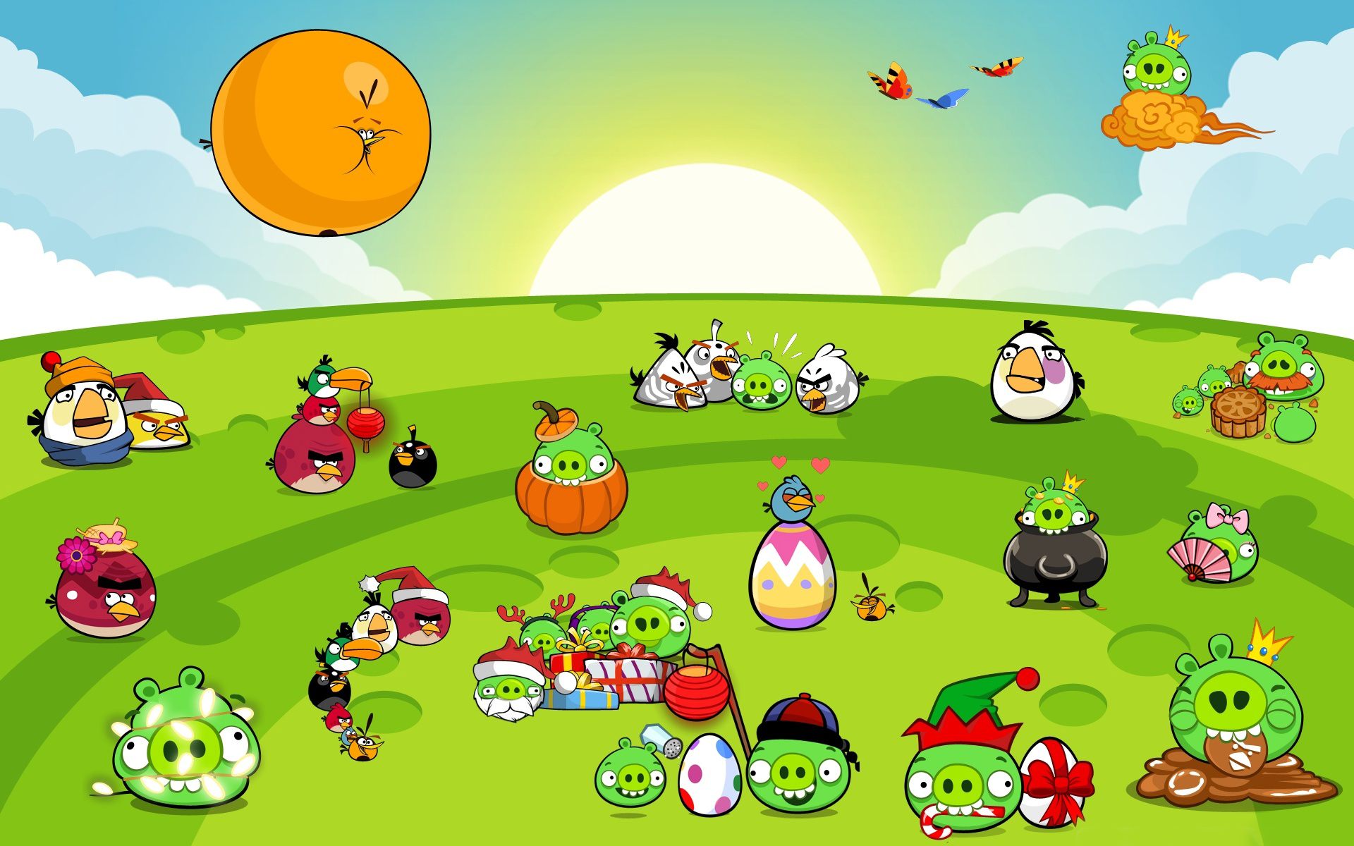 video game, angry birds