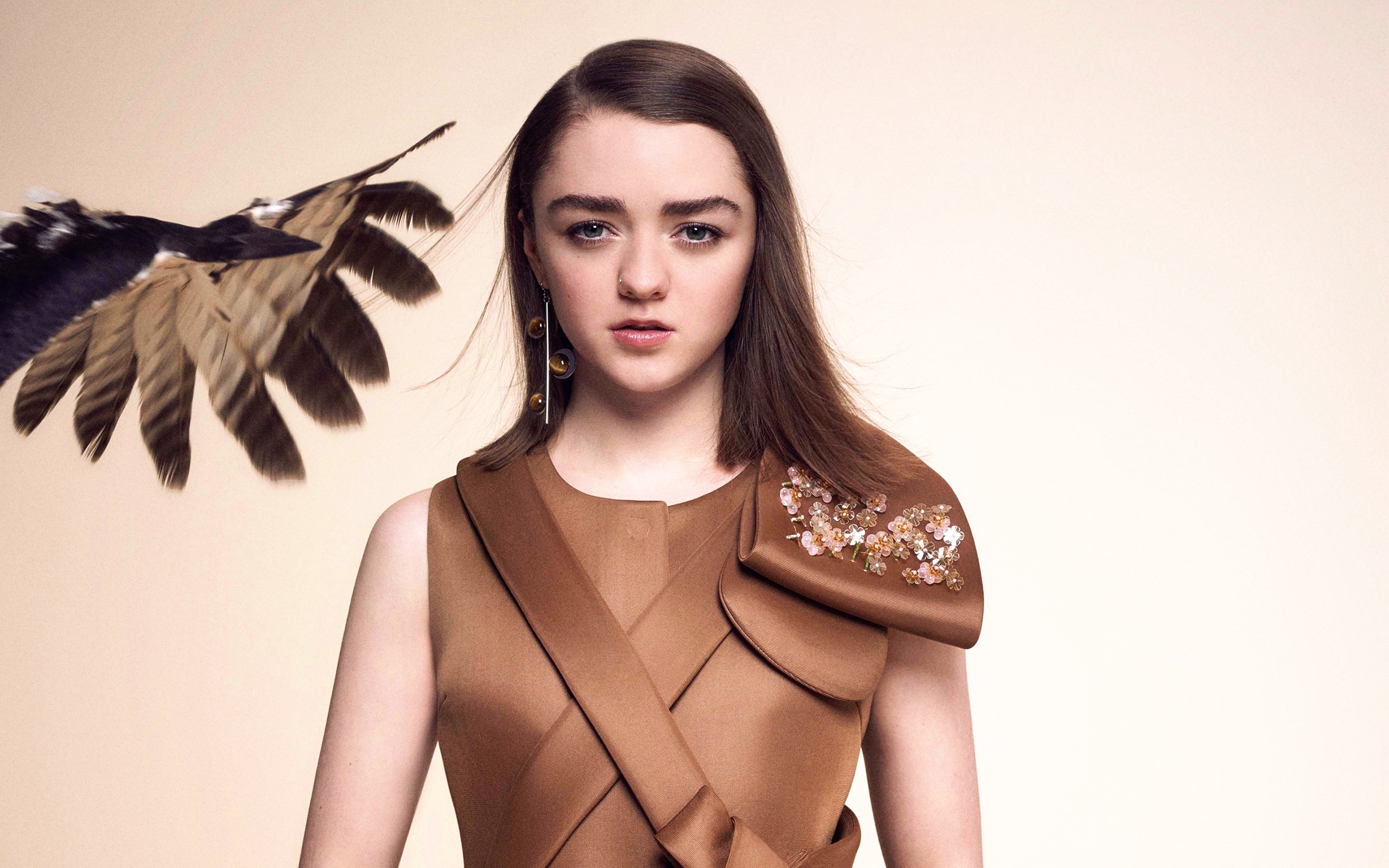 Baixar papel de parede para celular de Inglês, Morena, Celebridade, Atriz, Maisie Williams gratuito.