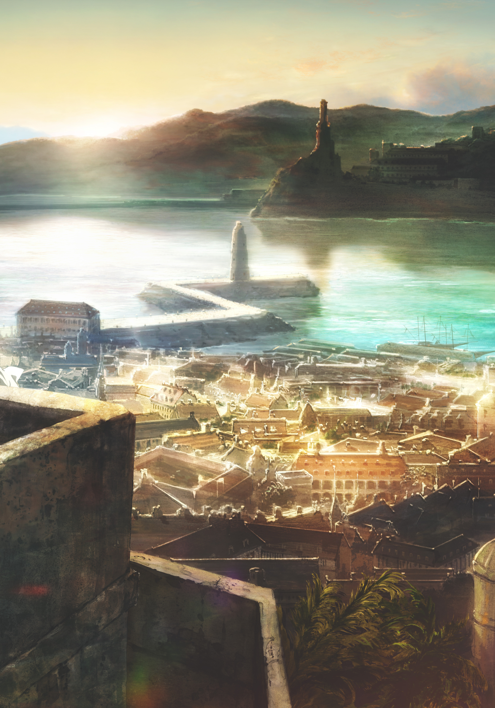 Descarga gratuita de fondo de pantalla para móvil de Ciudad, Animado, Violet Evergarden.