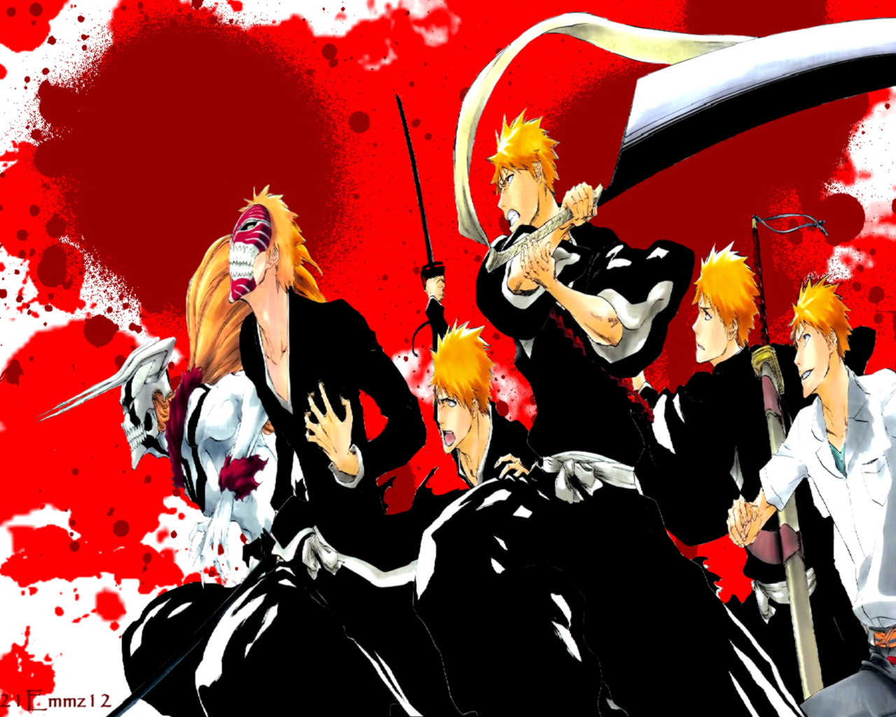 Handy-Wallpaper Bleach, Animes, Ichigo Kurosaki kostenlos herunterladen.