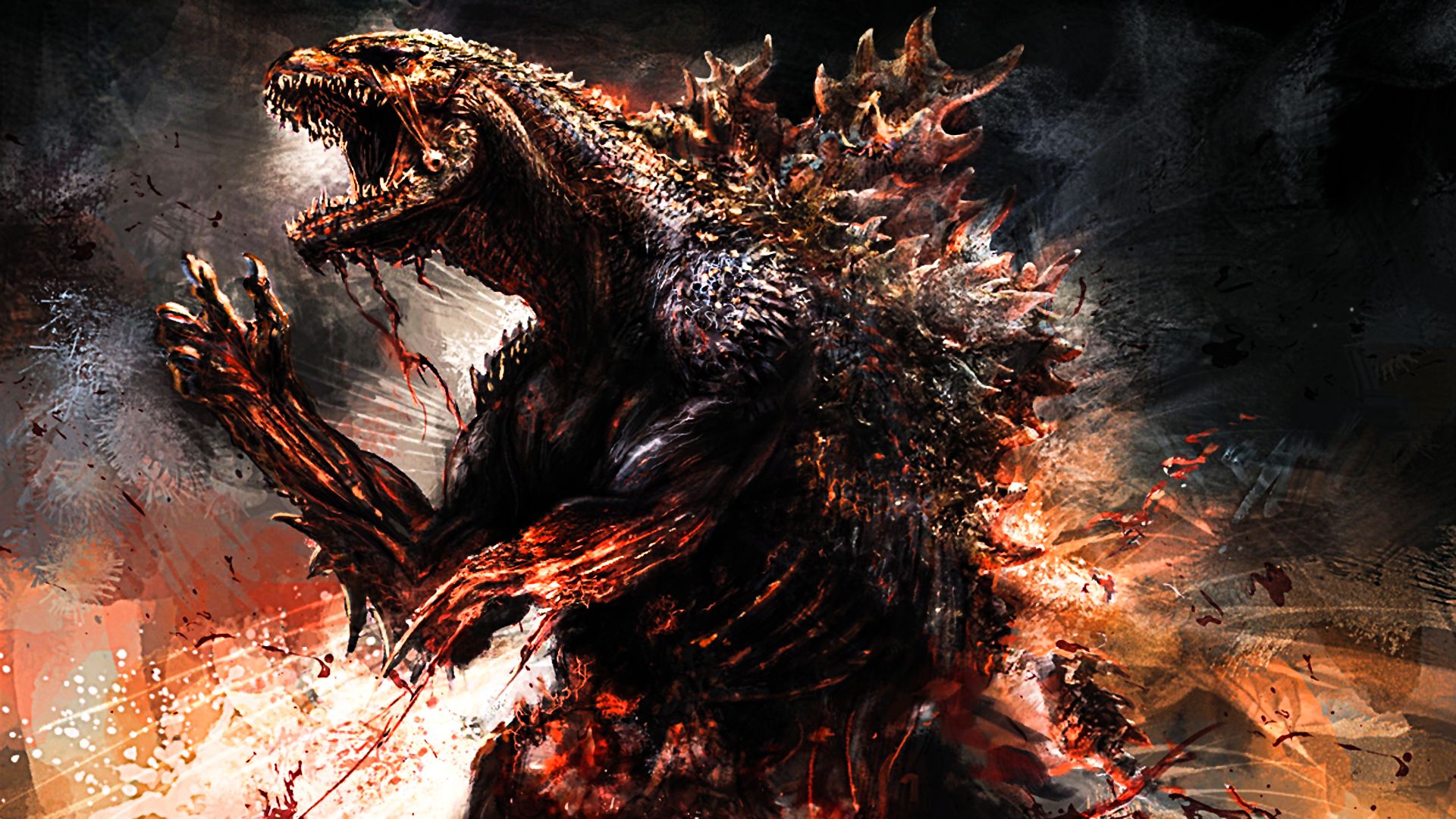 Download mobile wallpaper Fantasy, Godzilla for free.