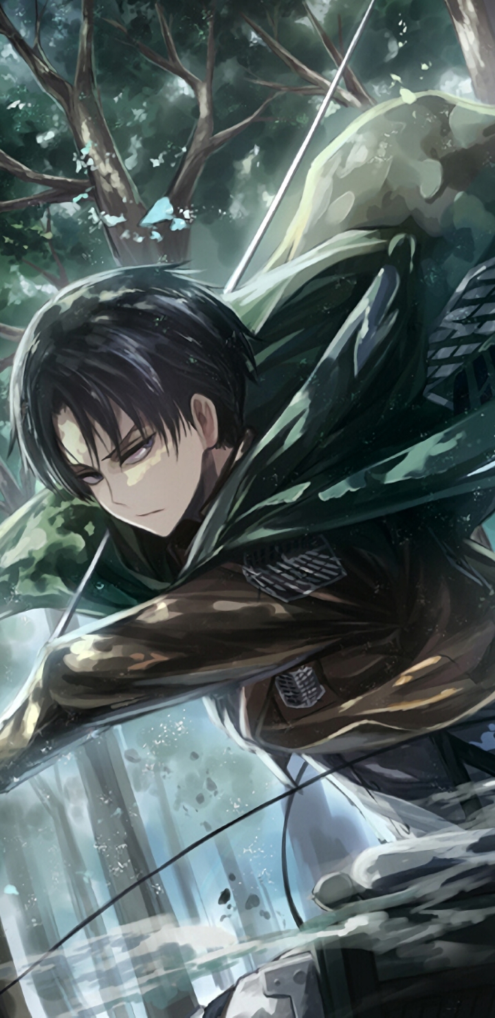 Descarga gratuita de fondo de pantalla para móvil de Animado, Ataque A Los Titanes, Levi Ackerman.