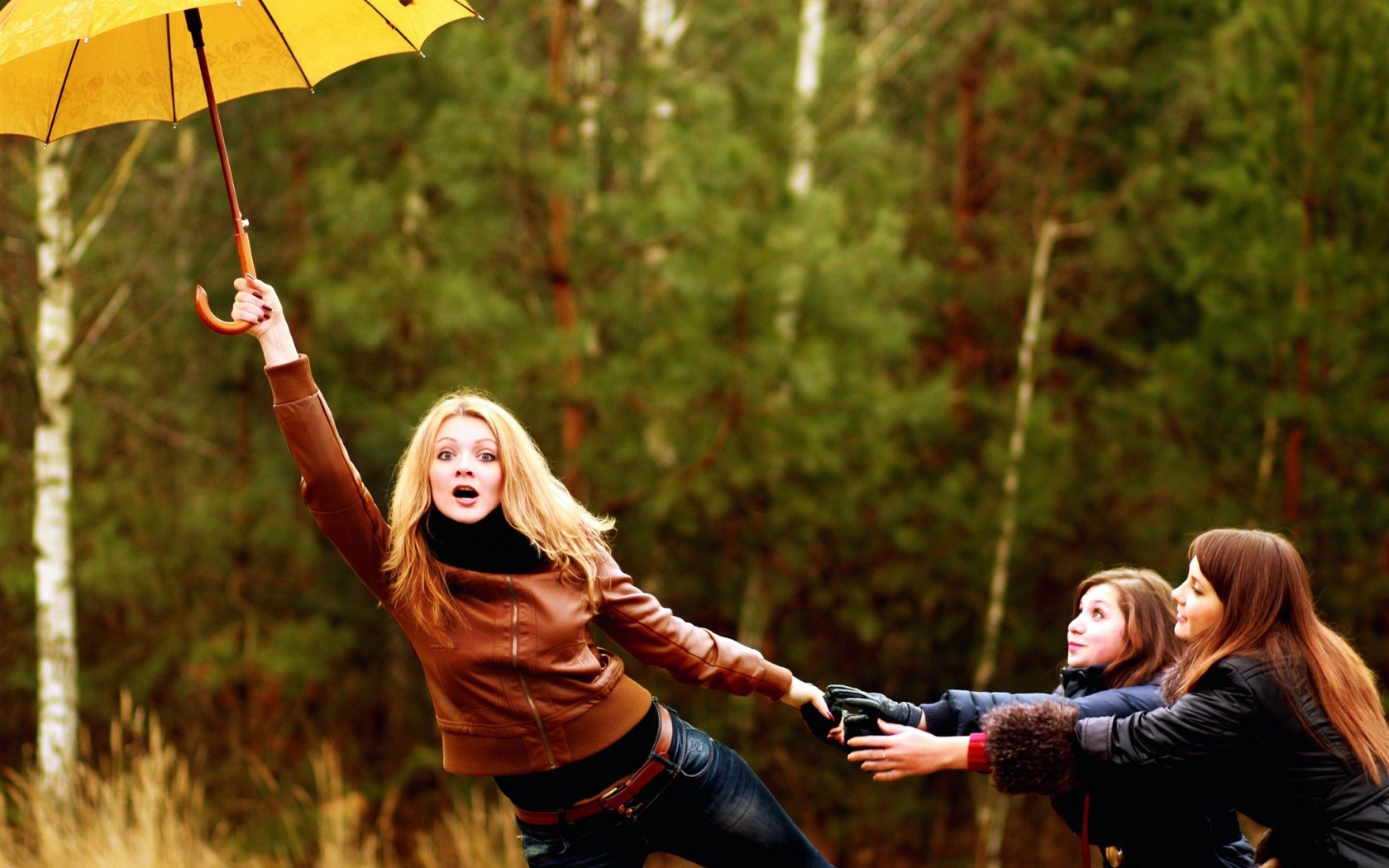 Handy-Wallpaper Stimmung, Frauen kostenlos herunterladen.