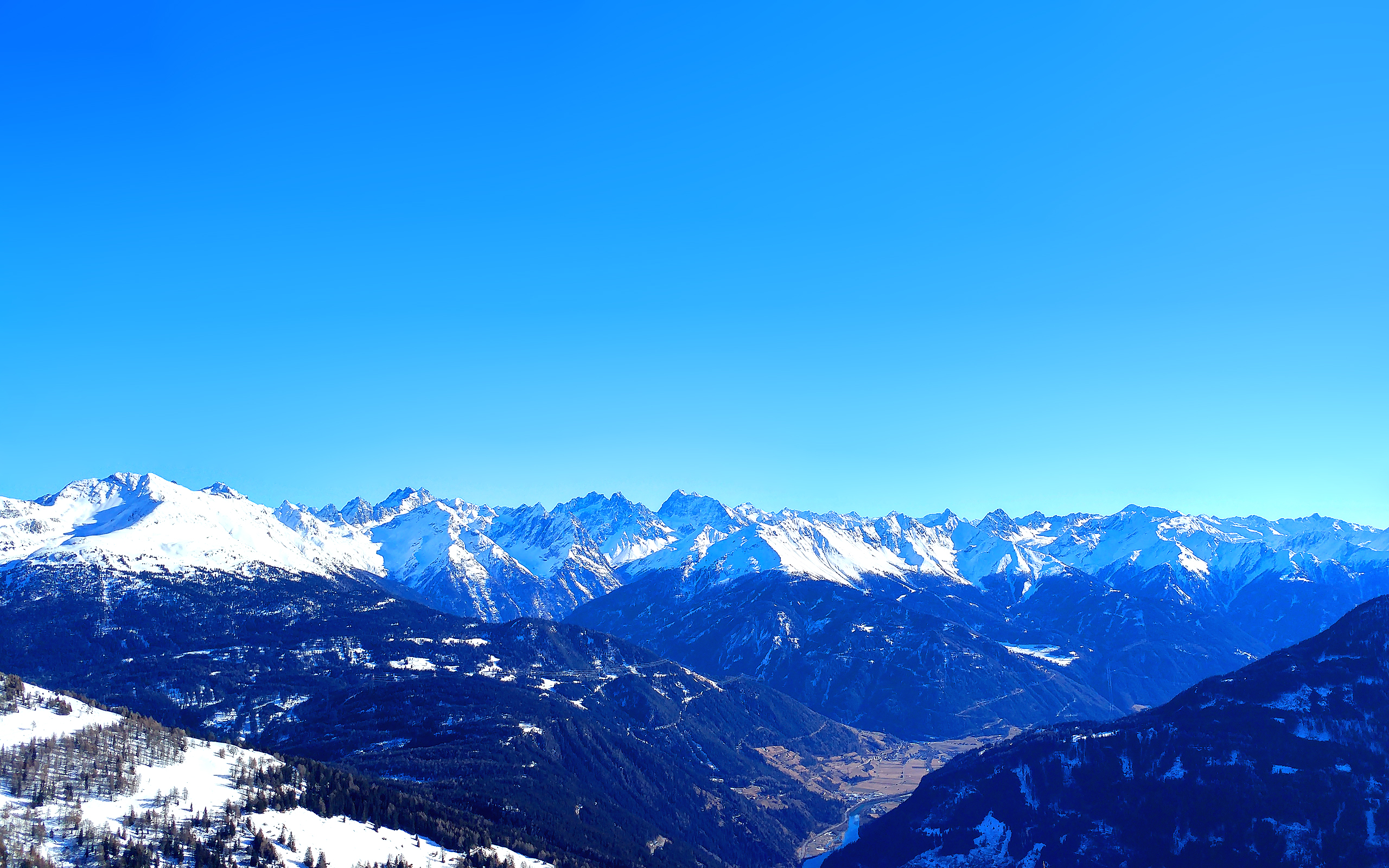 PCデスクトップに風景, 冬, 自然, 雪, 山, 地球, 山岳画像を無料でダウンロード