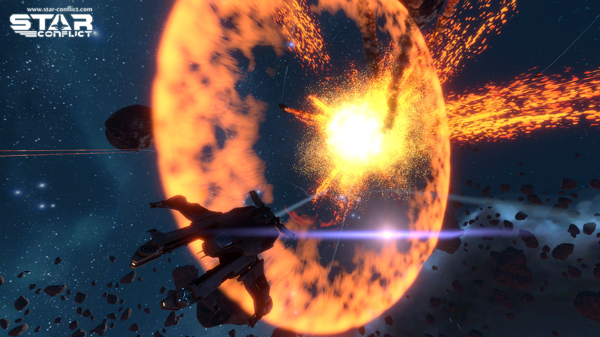 Laden Sie das Computerspiele, Star Conflict-Bild kostenlos auf Ihren PC-Desktop herunter