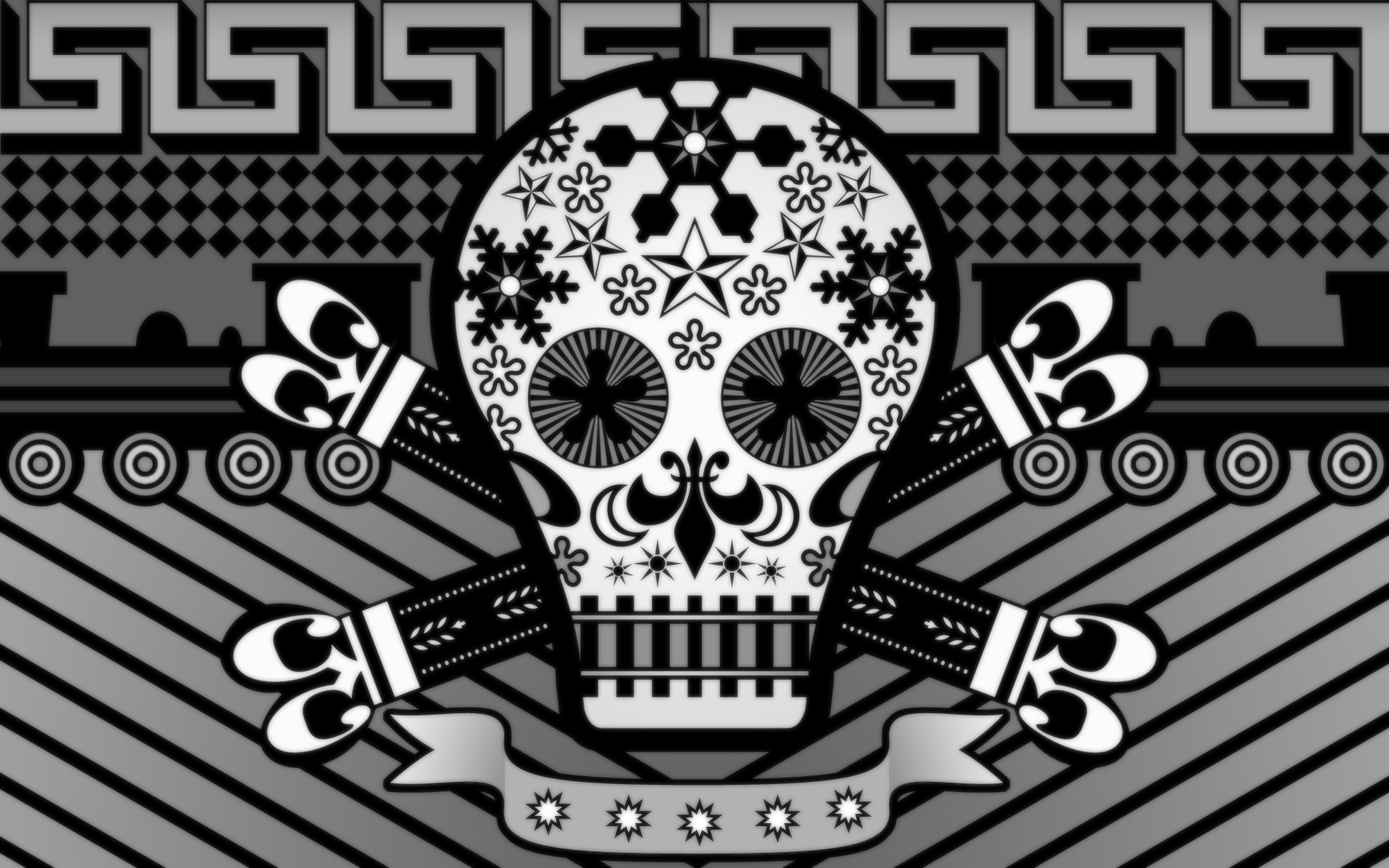 Download mobile wallpaper Skull, Dark for free.