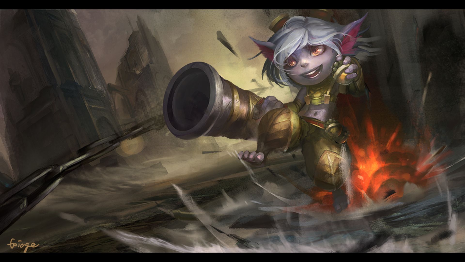 Download mobile wallpaper League Of Legends, Video Game, Tristana (League Of Legends) for free.