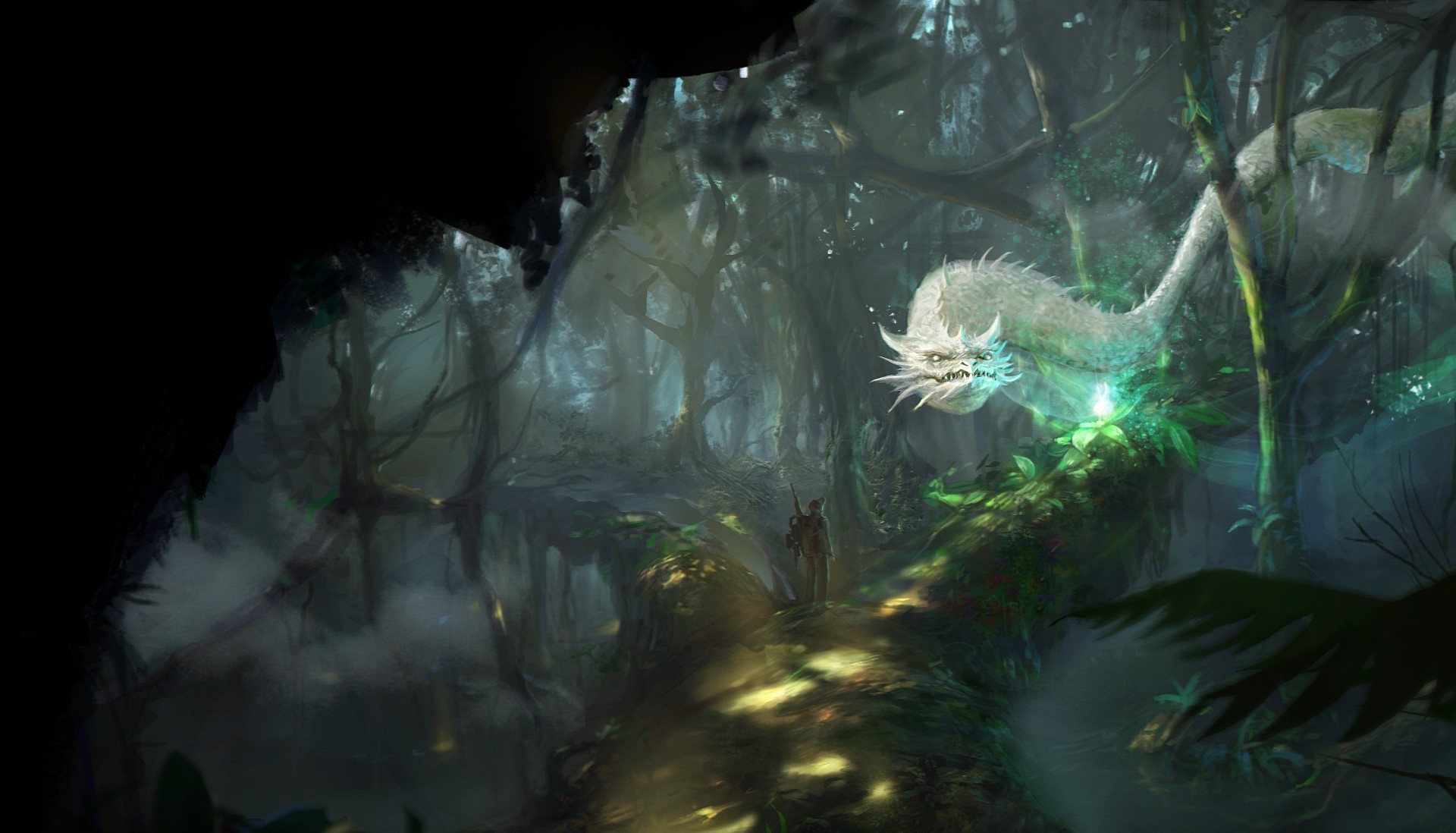 Laden Sie das Fantasie, Wald, Kreatur, Magisch-Bild kostenlos auf Ihren PC-Desktop herunter