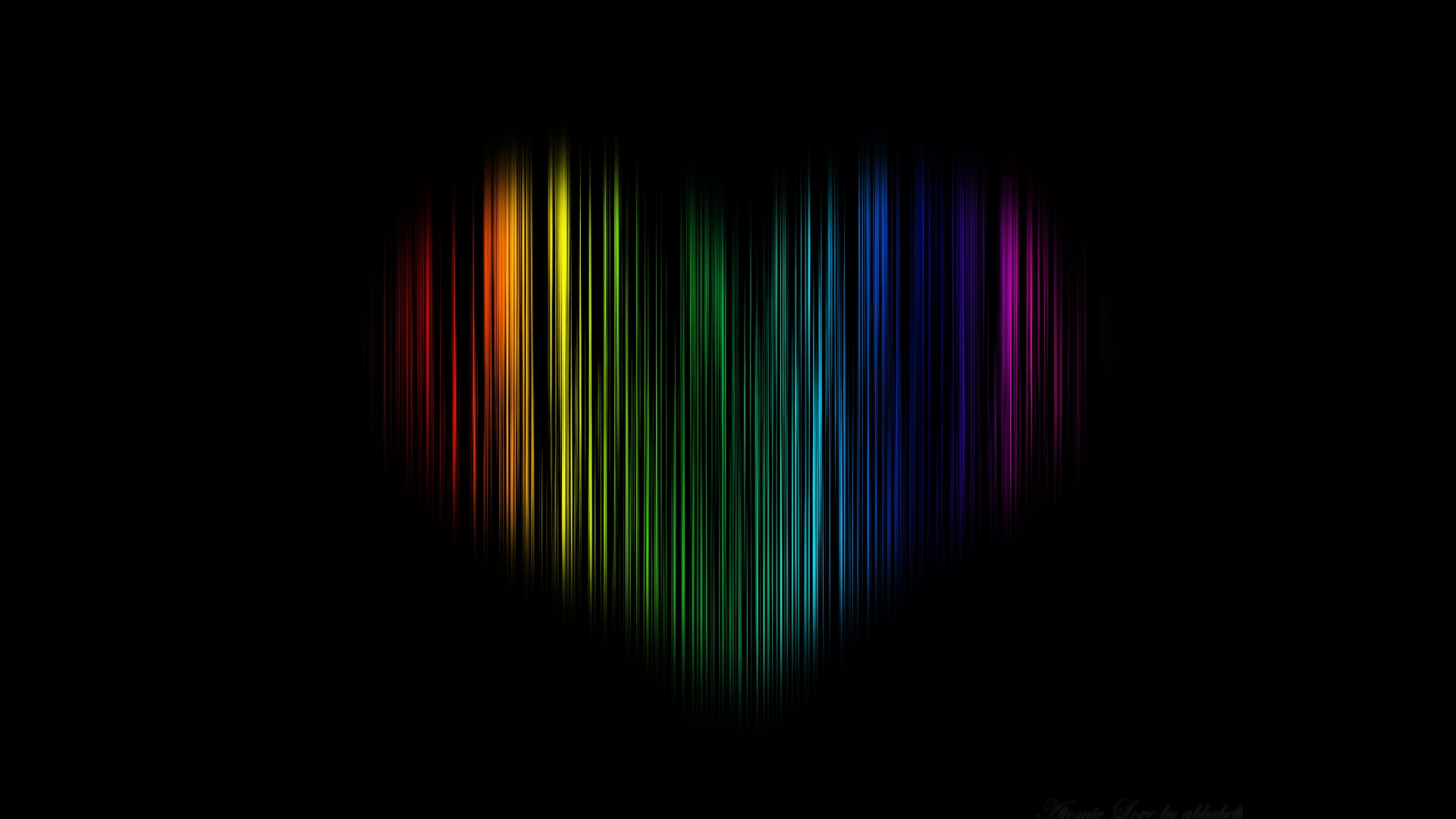 590745 завантажити картинку лінії, анотація, барвистий, кольори, серце, у формі серця - шпалери і заставки безкоштовно
