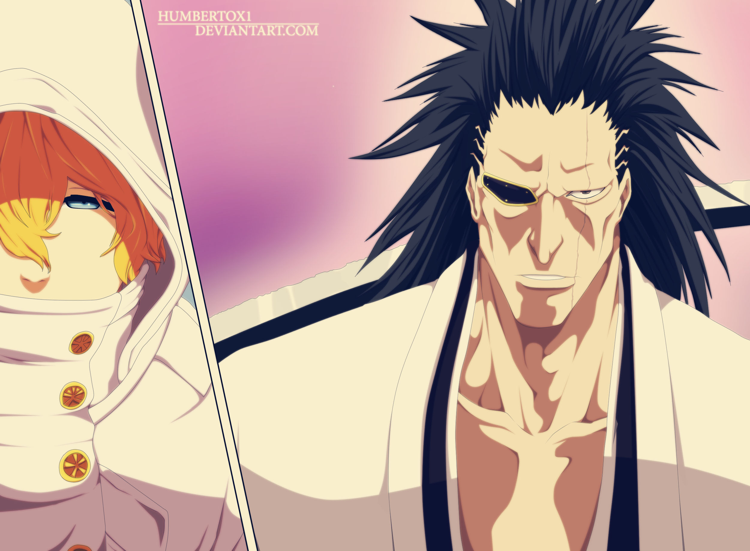 Handy-Wallpaper Kenpachi Zaraki, Bleach, Animes kostenlos herunterladen.