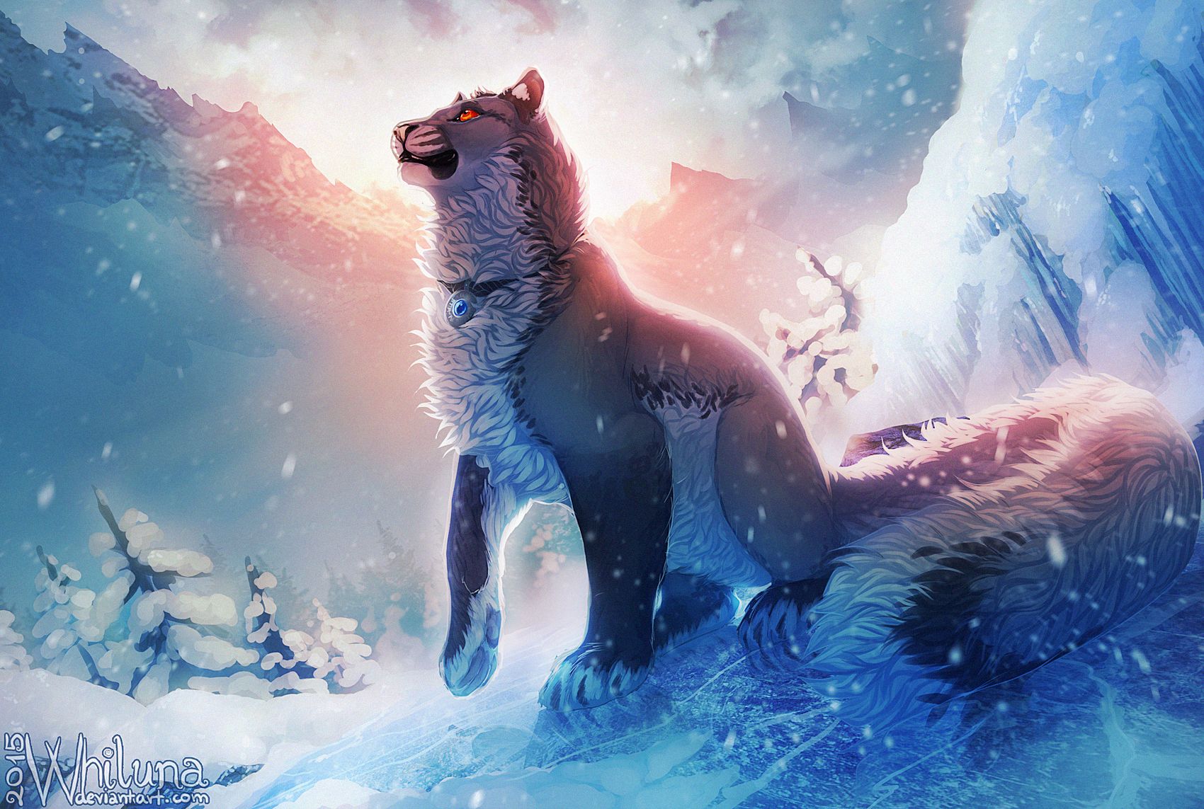 fantasy, puma, cougar, fantasy animals HD for desktop 1080p